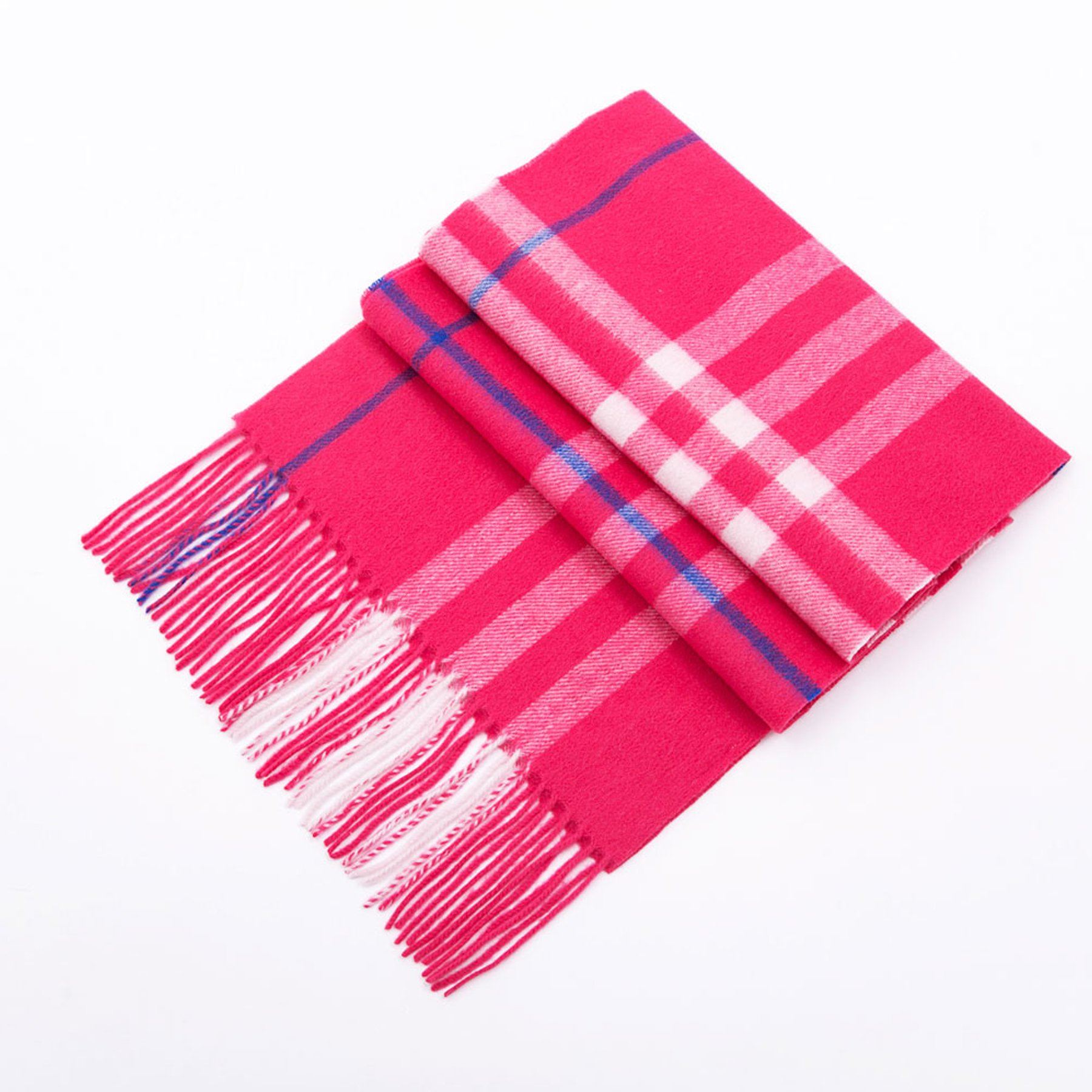 Pure Wool Scarf - Hot Pink