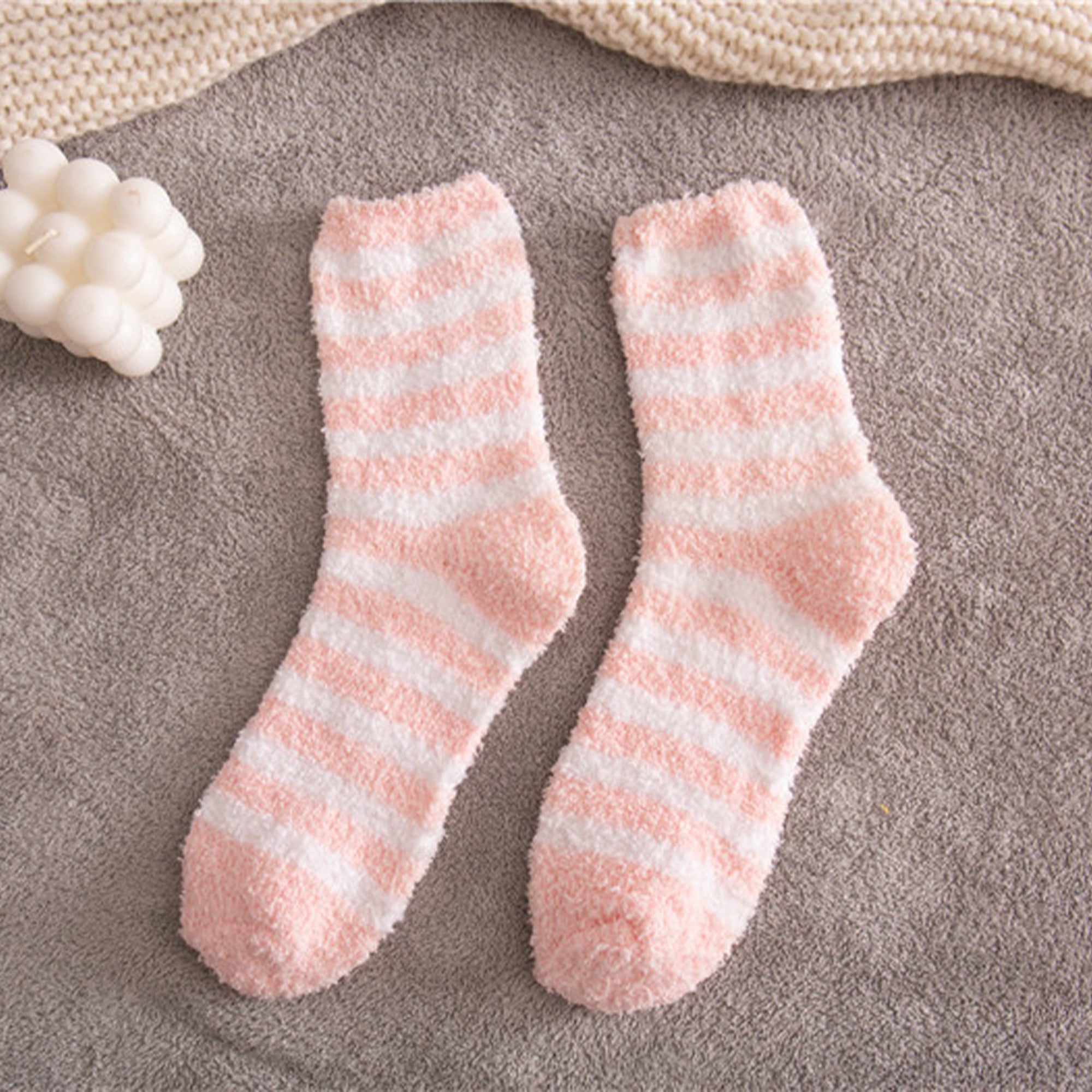 Snuggyz Ultra Soft Stripe Socks featuring colorful horizontal stripes and a cozy, comfortable fit for everyday wear.