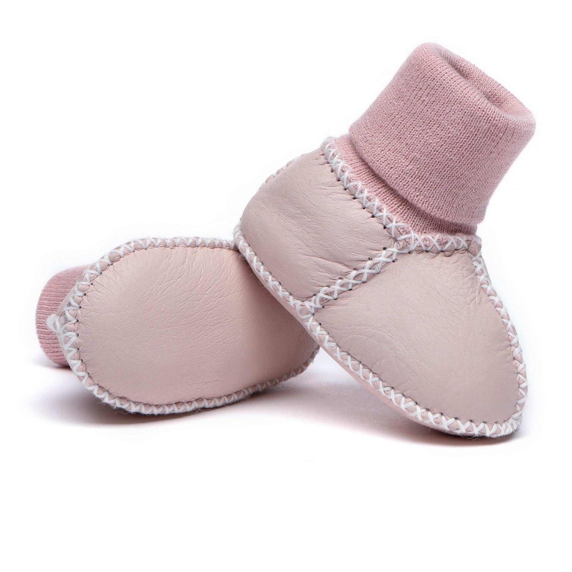 EverUgg baby UGG booties, soft suede shoes for infants with cozy shearling lining, suitable for little feet and cold weather.