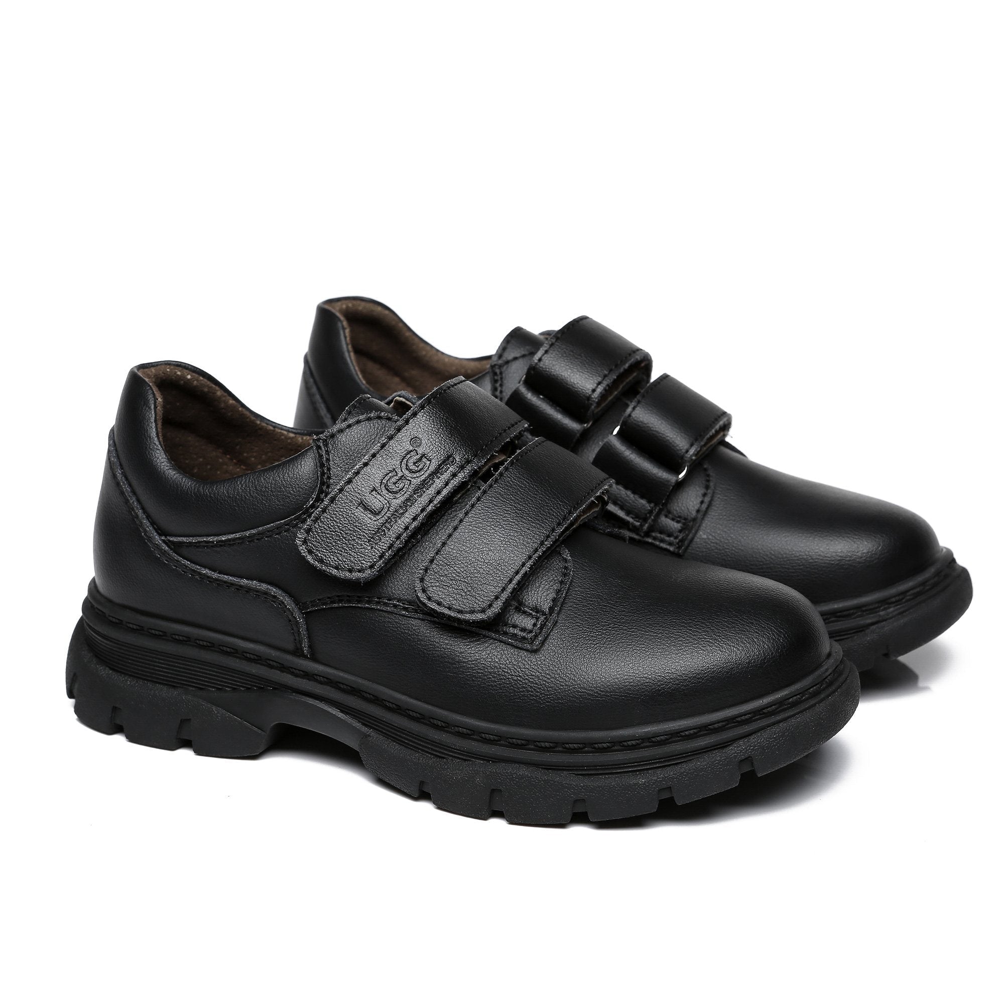 UGG Barry Leather Velcro Strap School Shoes