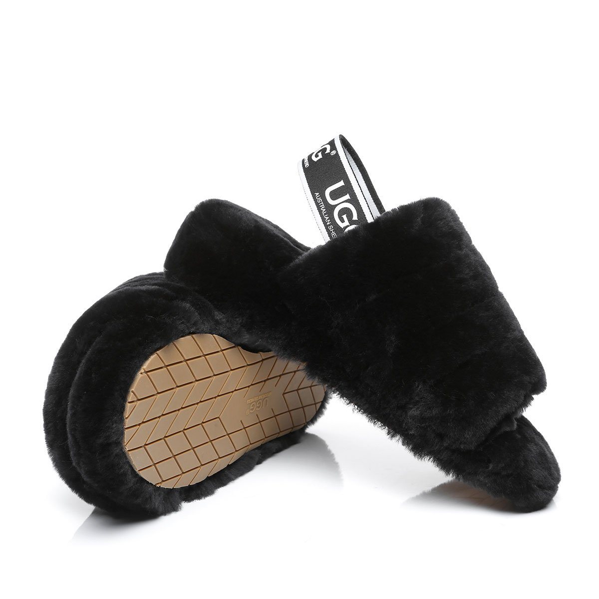 EverUgg Fluffilicious slippers for women with plush, fluffy interior and soft suede exterior, designed for cozy comfort.