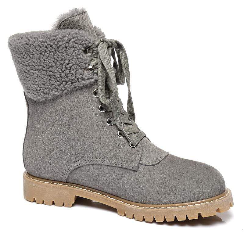 EverUgg UGG Irene fashion boots in grey, stylish women's shoes with a sleek design and comfortable fit.