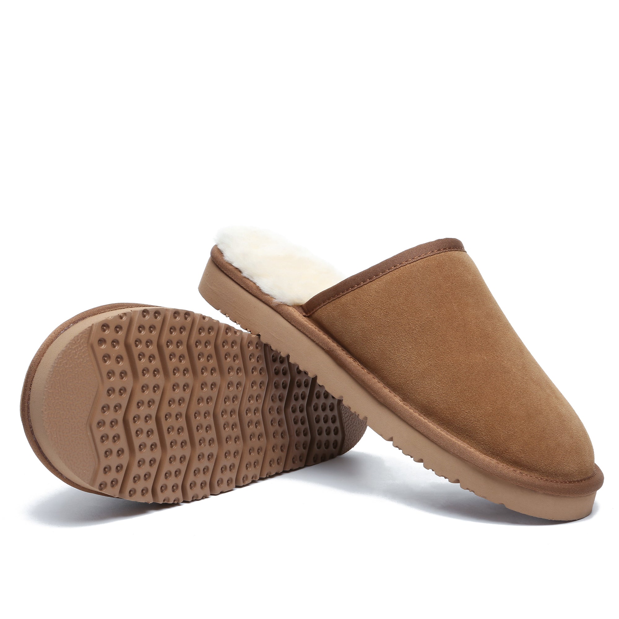 EverUgg men's Ultra Comfort Sole slippers with plush lining and slip-on design, ideal for cozy indoor wear.