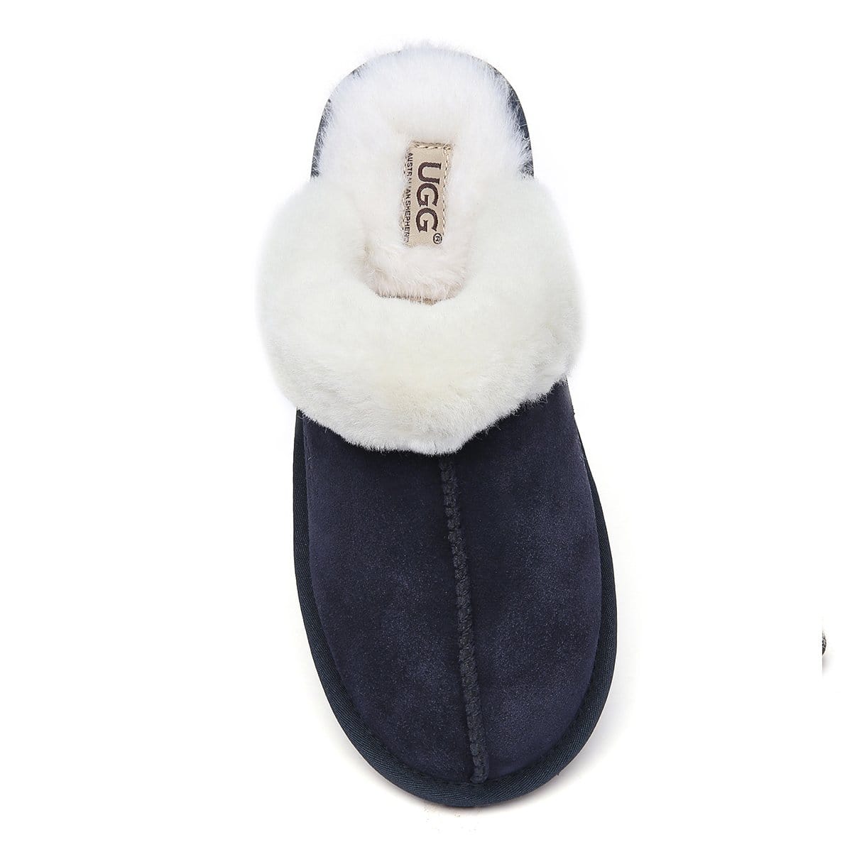 EverUgg UGG Premium Scuff Slippers for women, soft plush interior and durable sole, slip-on style for comfortable indoor wear.