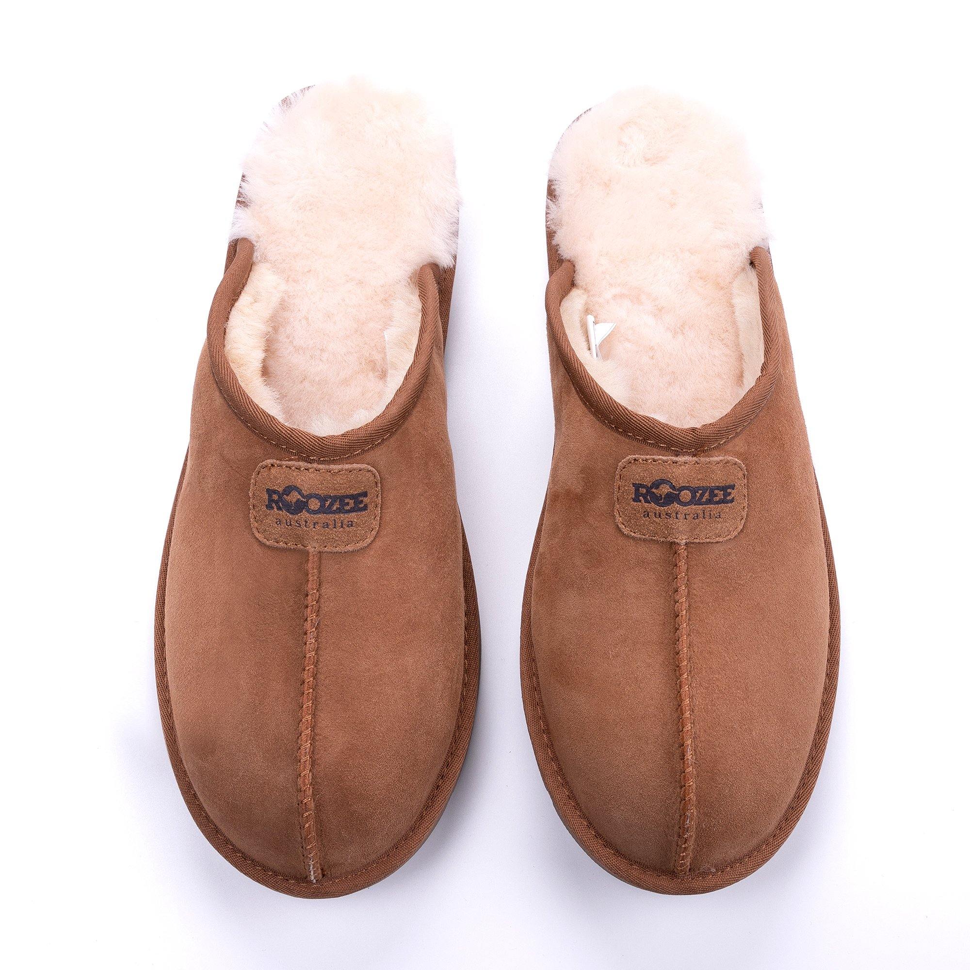 Roozee UGG Roozee Men Scuff slippers with soft upper and cushioned sole, casual slip-on shoe for men.