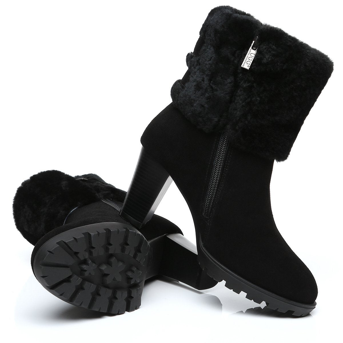 EverUgg Stiletto II boots for women featuring sleek design with pointed toes and high heels, perfect for fashionable footwear.