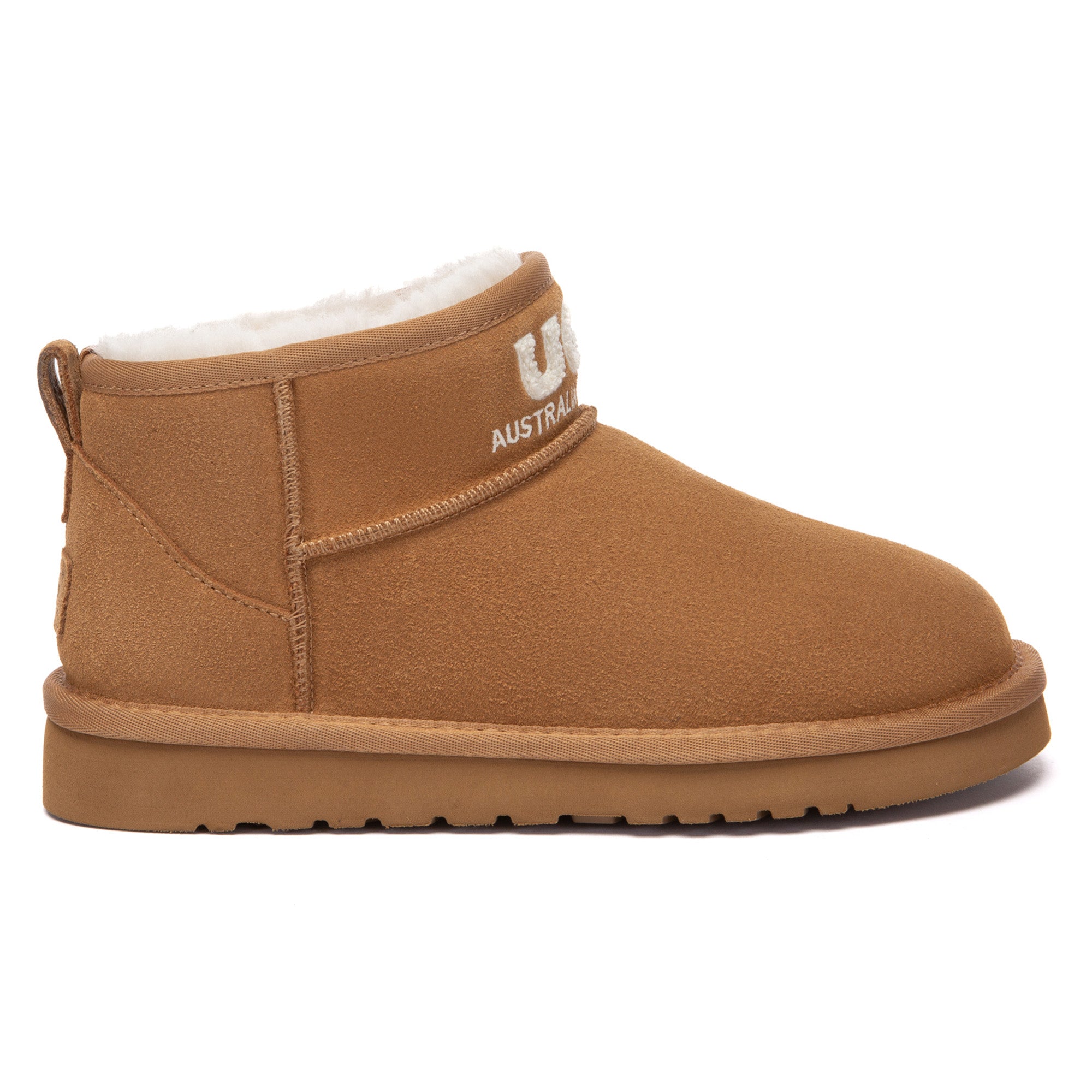 Shearling Logo Ultra Mini UGG Boots