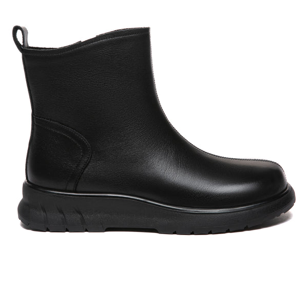 Classic Black Leather Boots