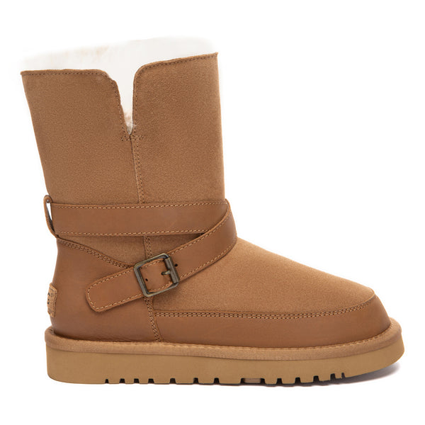 Buckle Strap Classic Short UGG Boots