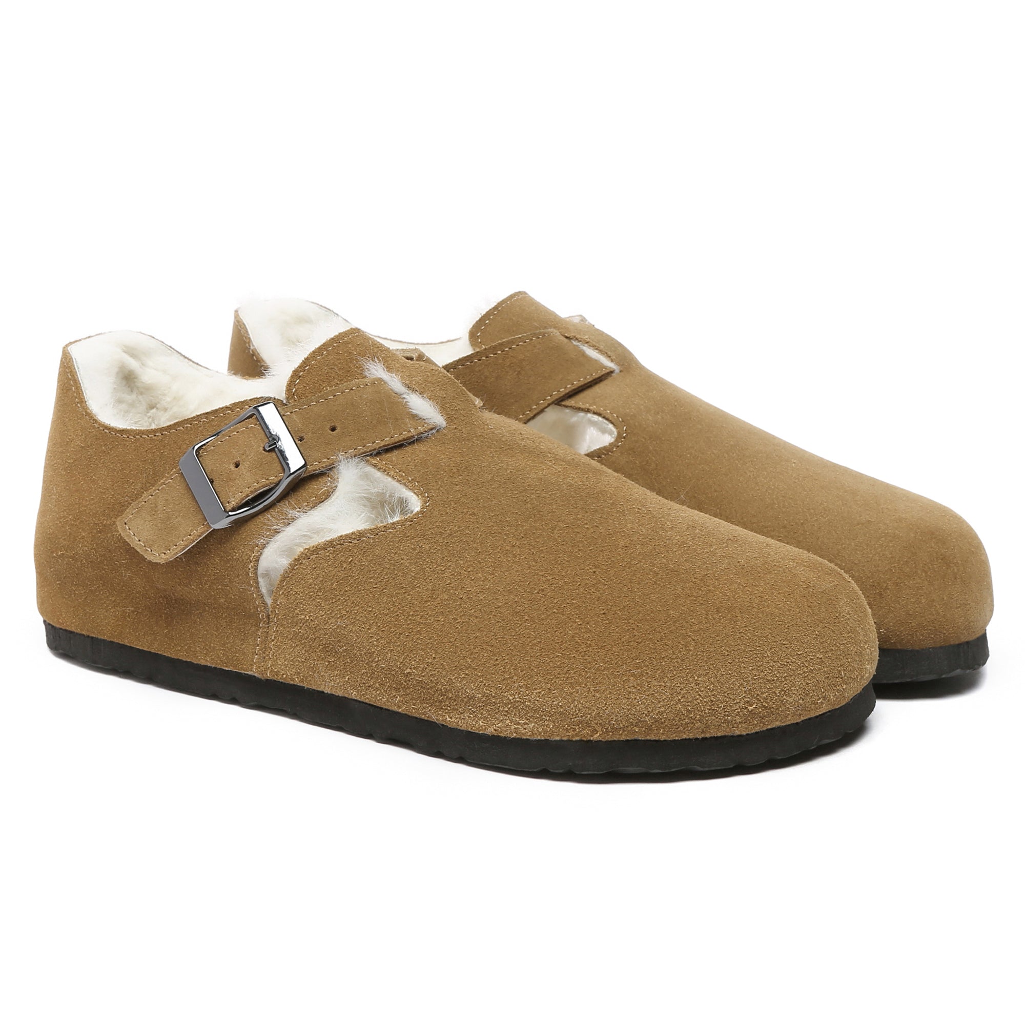 UGG Adjustable Buckle Clog Slippers