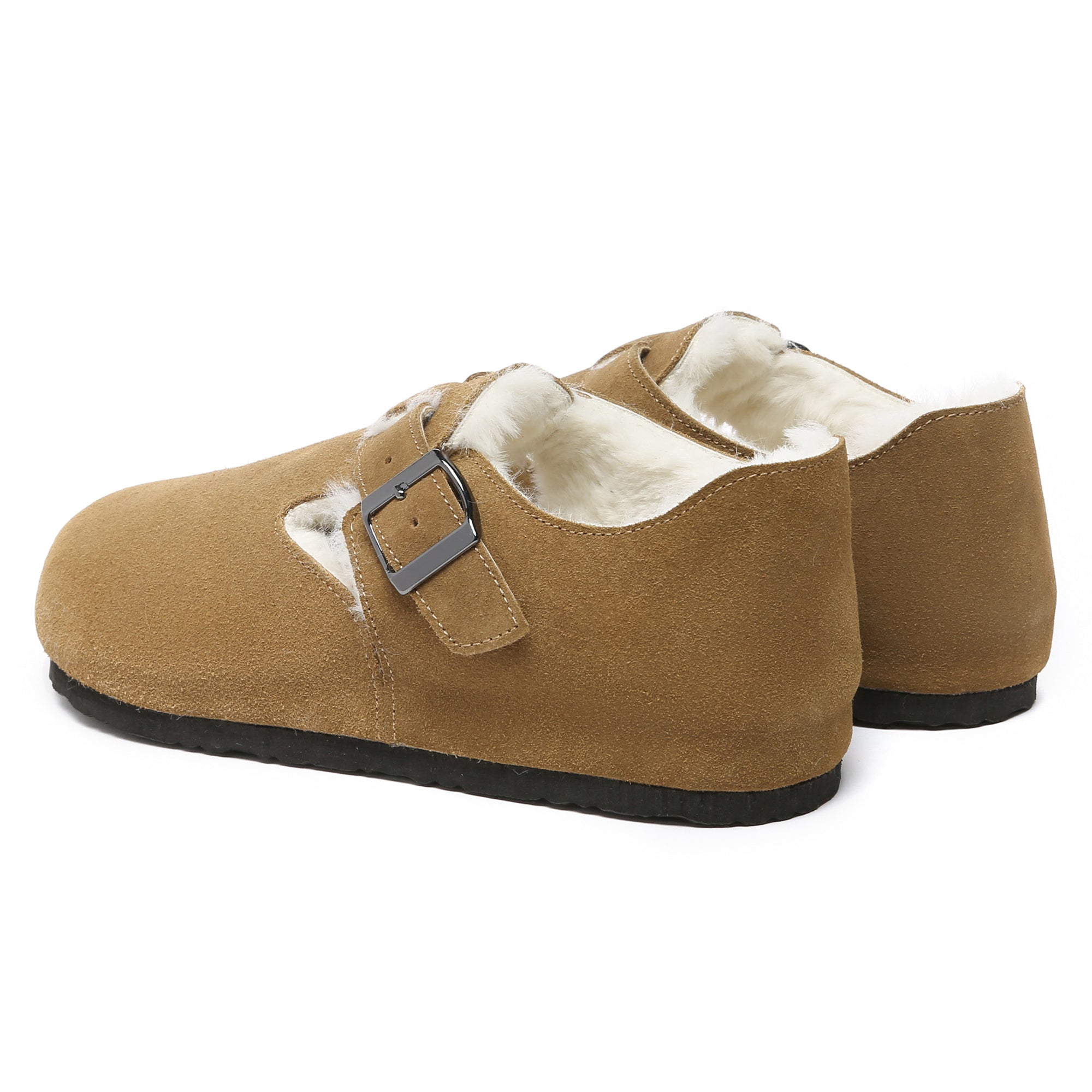 UGG Adjustable Buckle Clog Slippers