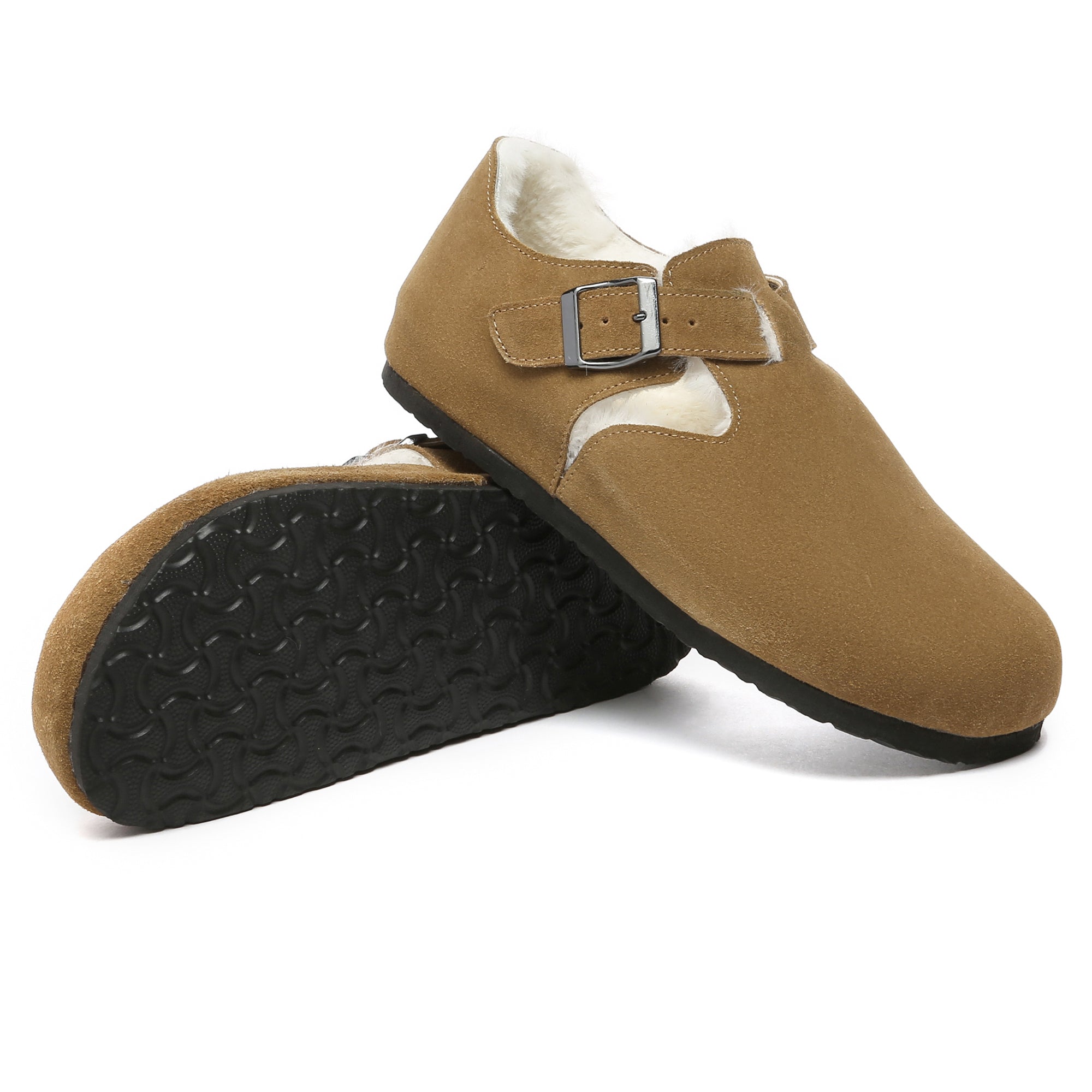 UGG Adjustable Buckle Clog Slippers