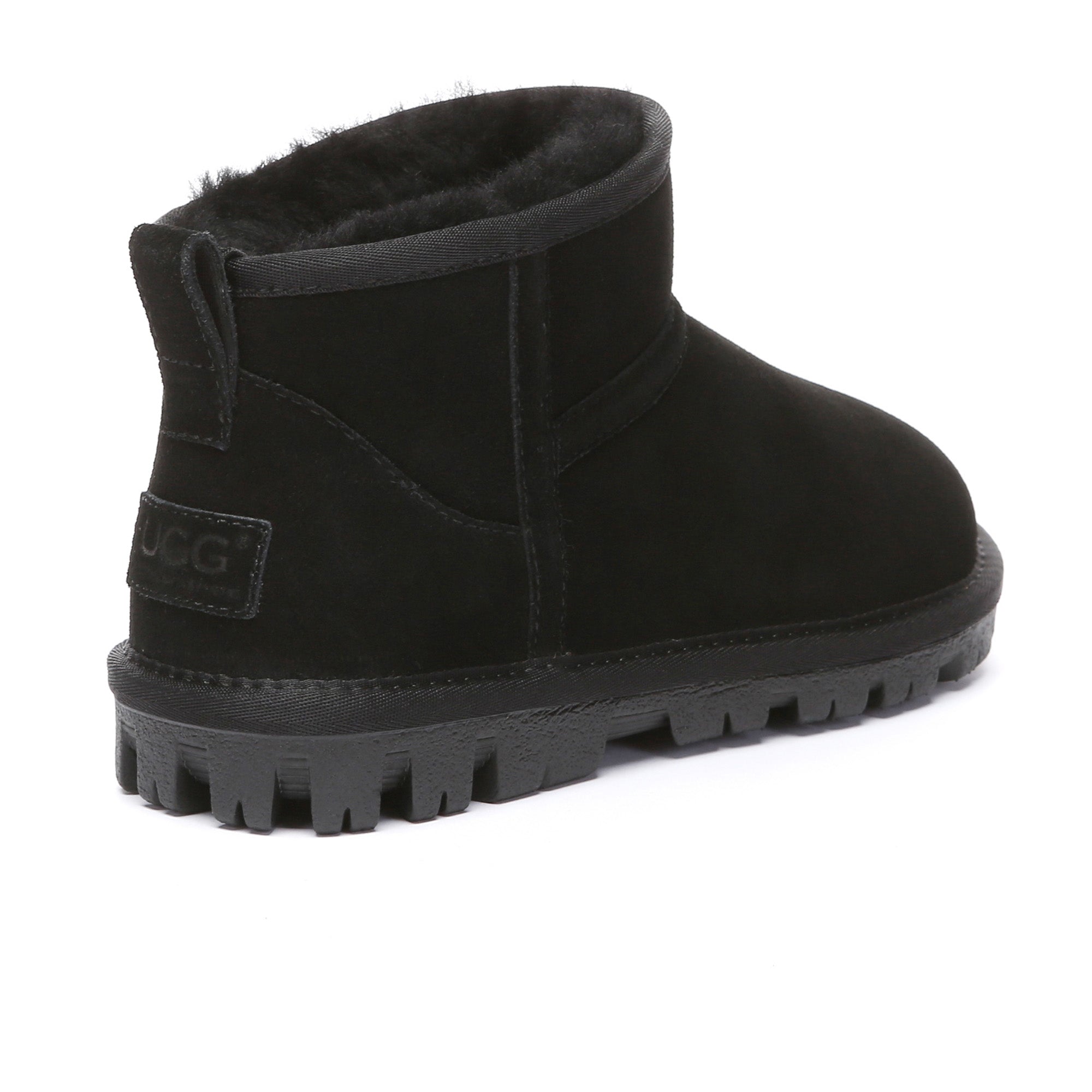 EverUgg Active Sole Ultra Mini UGG boots for women featuring soft sheepskin and a sleek mini design.