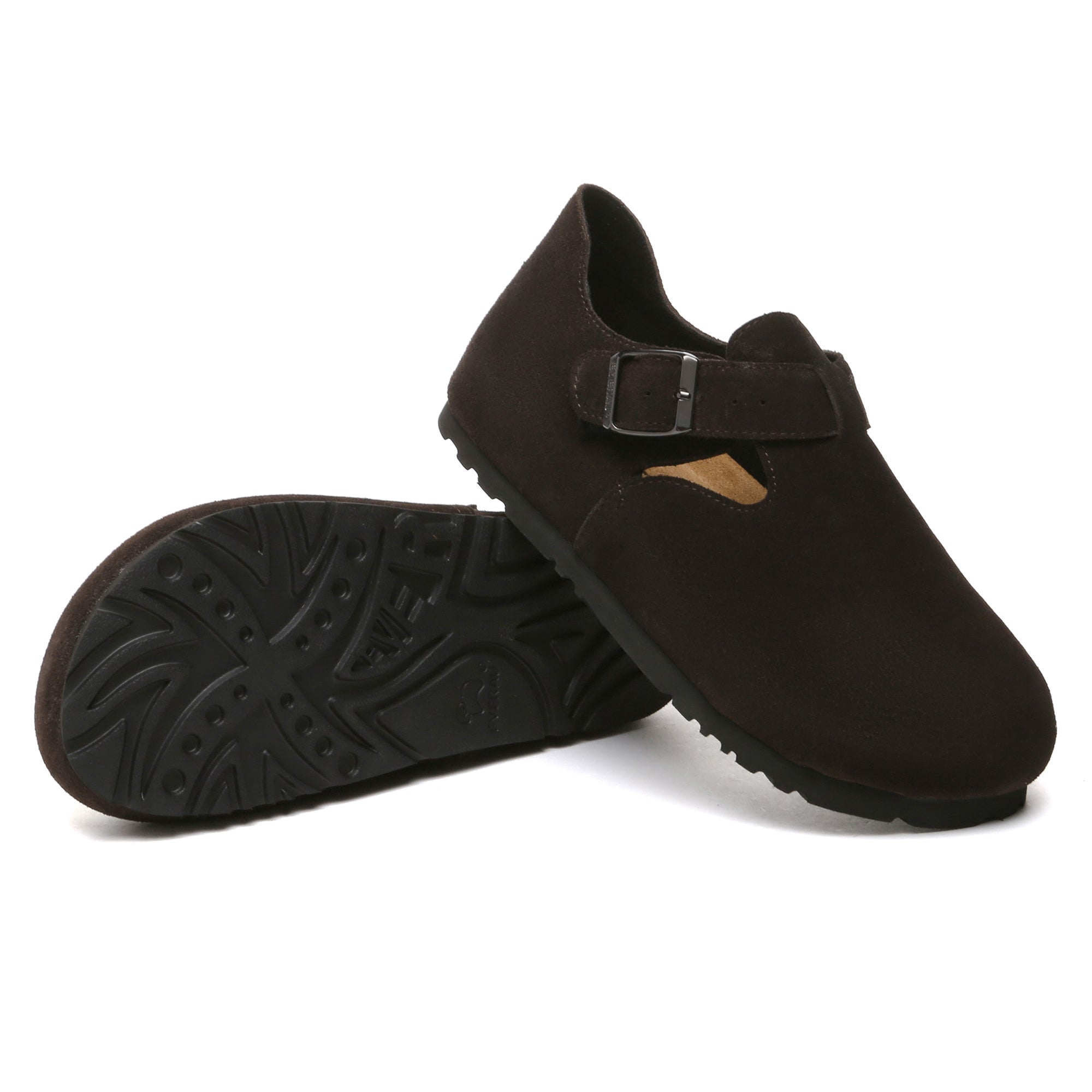 EverUgg adjustable buckle clog slippers with soft interior and durable sole, designed for comfort and casual wear.