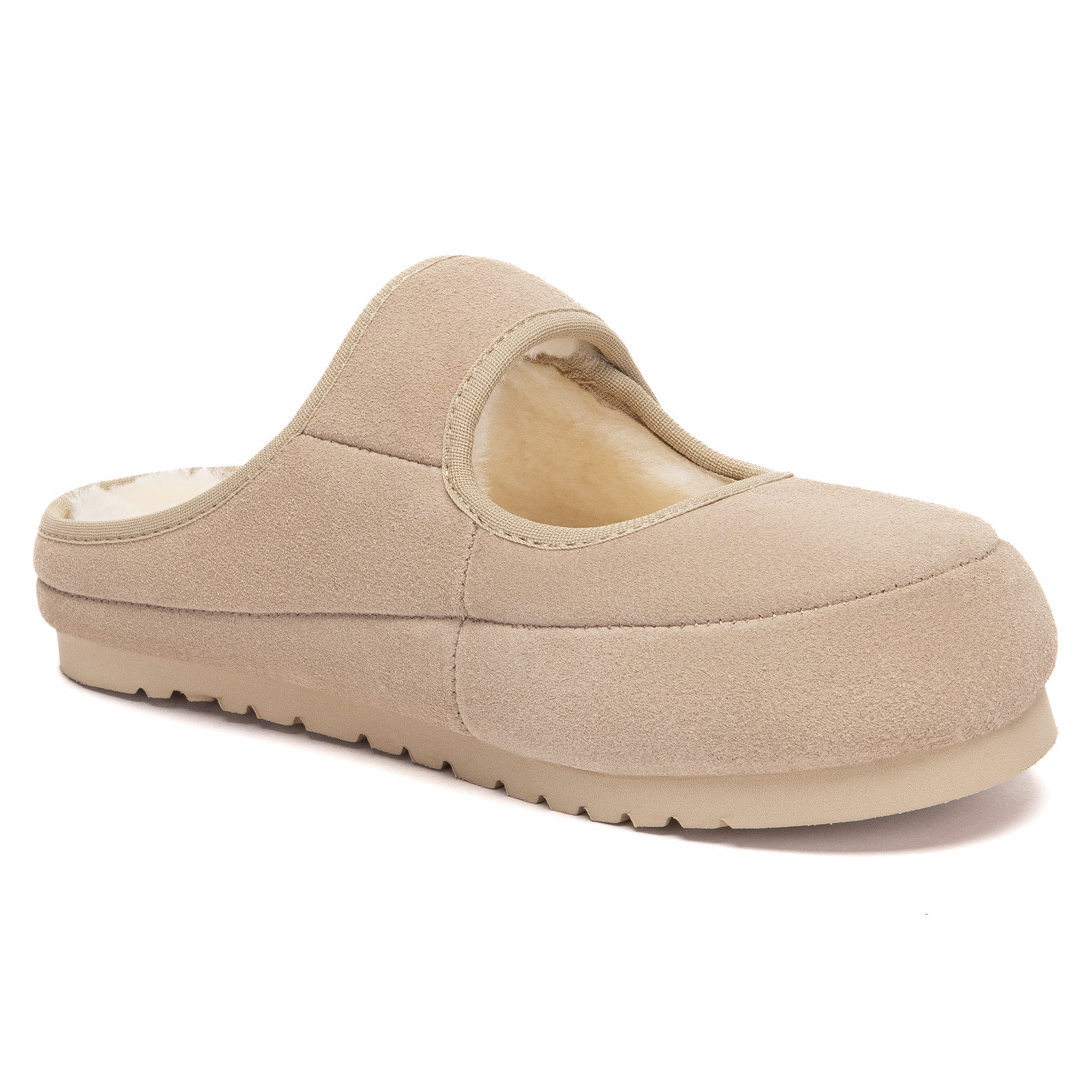 EverUgg adjustable strap Mary Jane slippers with soft suede material and cushioned sole, shown in a cozy indoor setting.