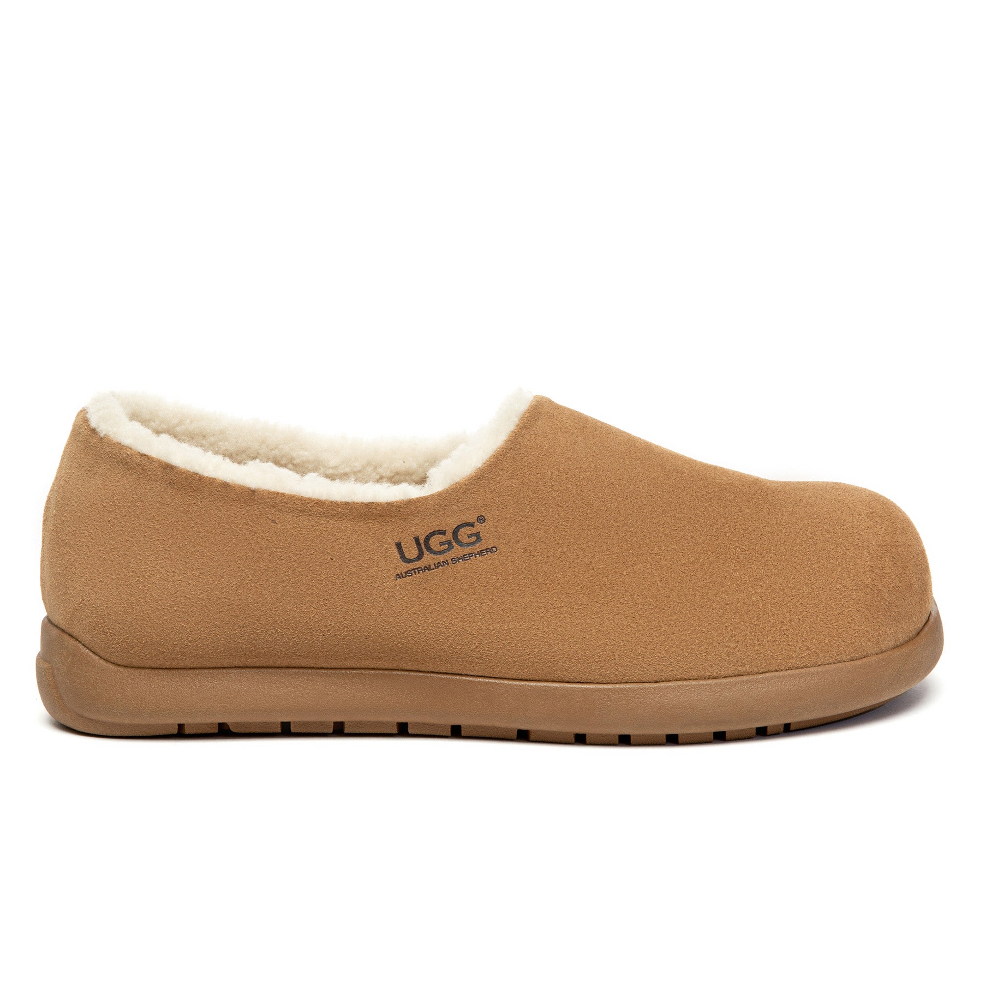 EverUgg ankle clog slippers for men, featuring soft UGG material and a comfortable slip-on design.
