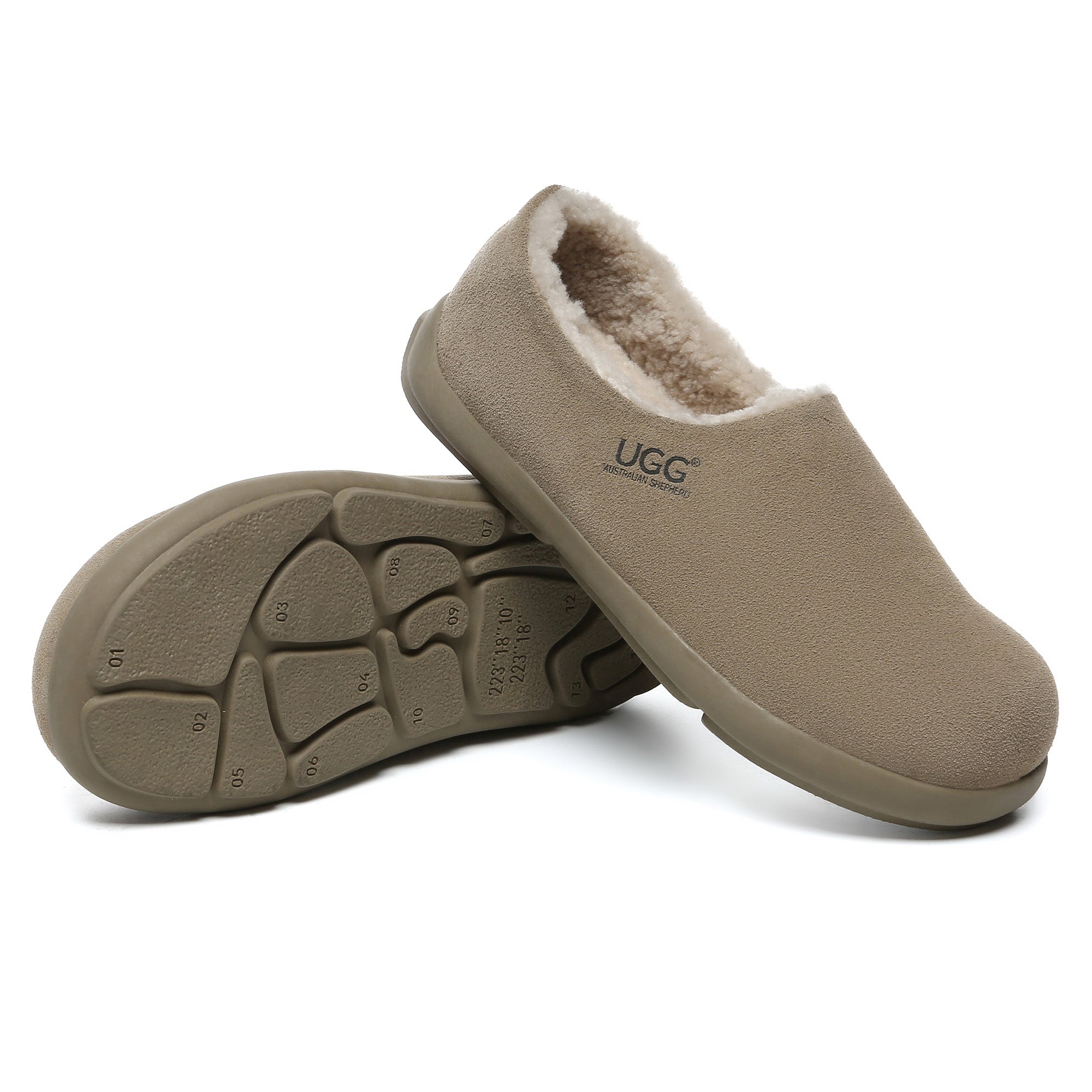 EverUgg ankle clog slippers for women, featuring soft UGG slippers with cozy ankle coverage and slip-on design.