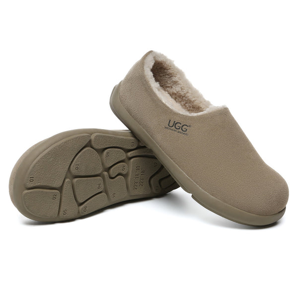 EverUgg ankle clog slippers for women, featuring soft UGG slippers with cozy ankle coverage and slip-on design.