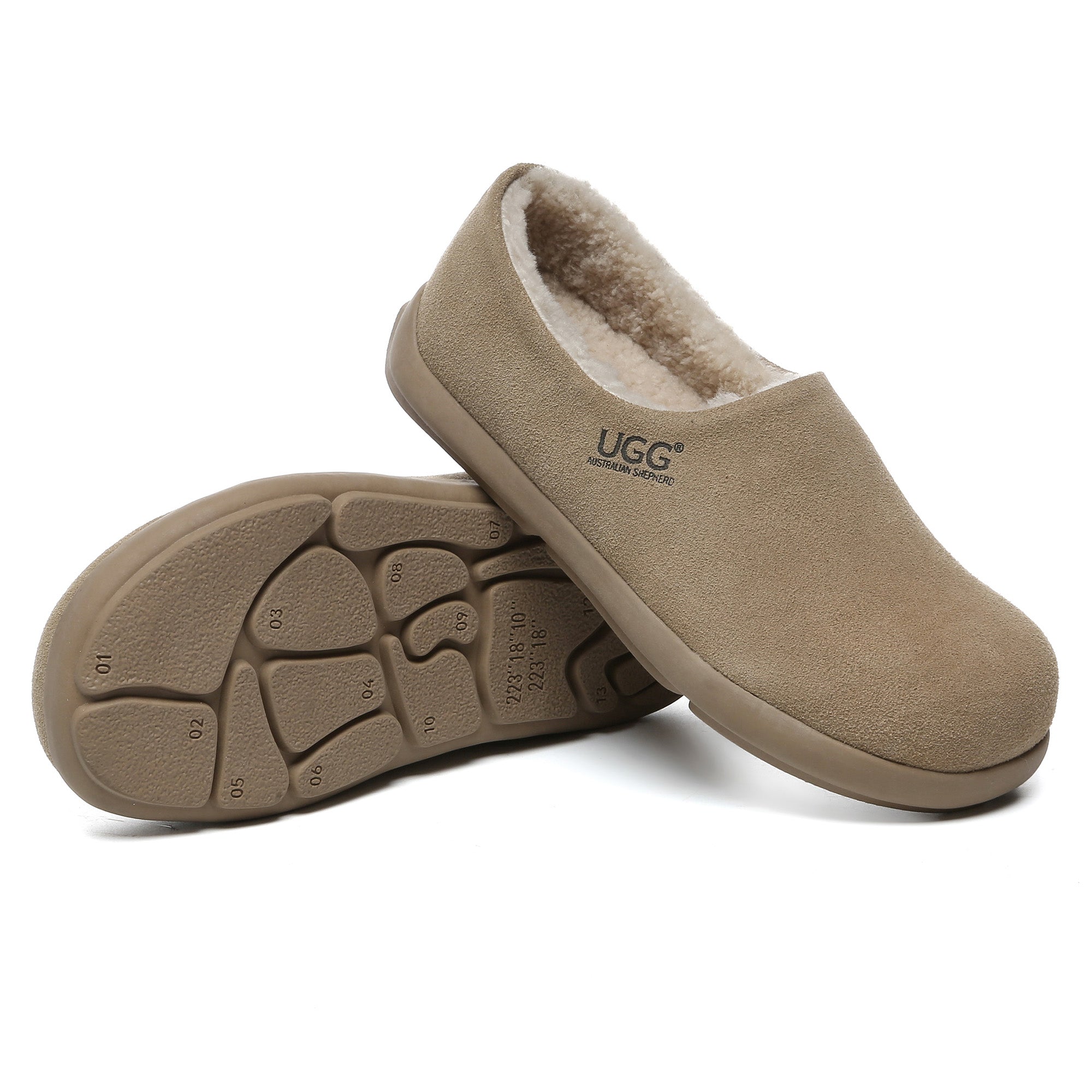 EverUgg ankle clog slippers for women featuring soft UGG material and a cozy design, perfect for indoor comfort.