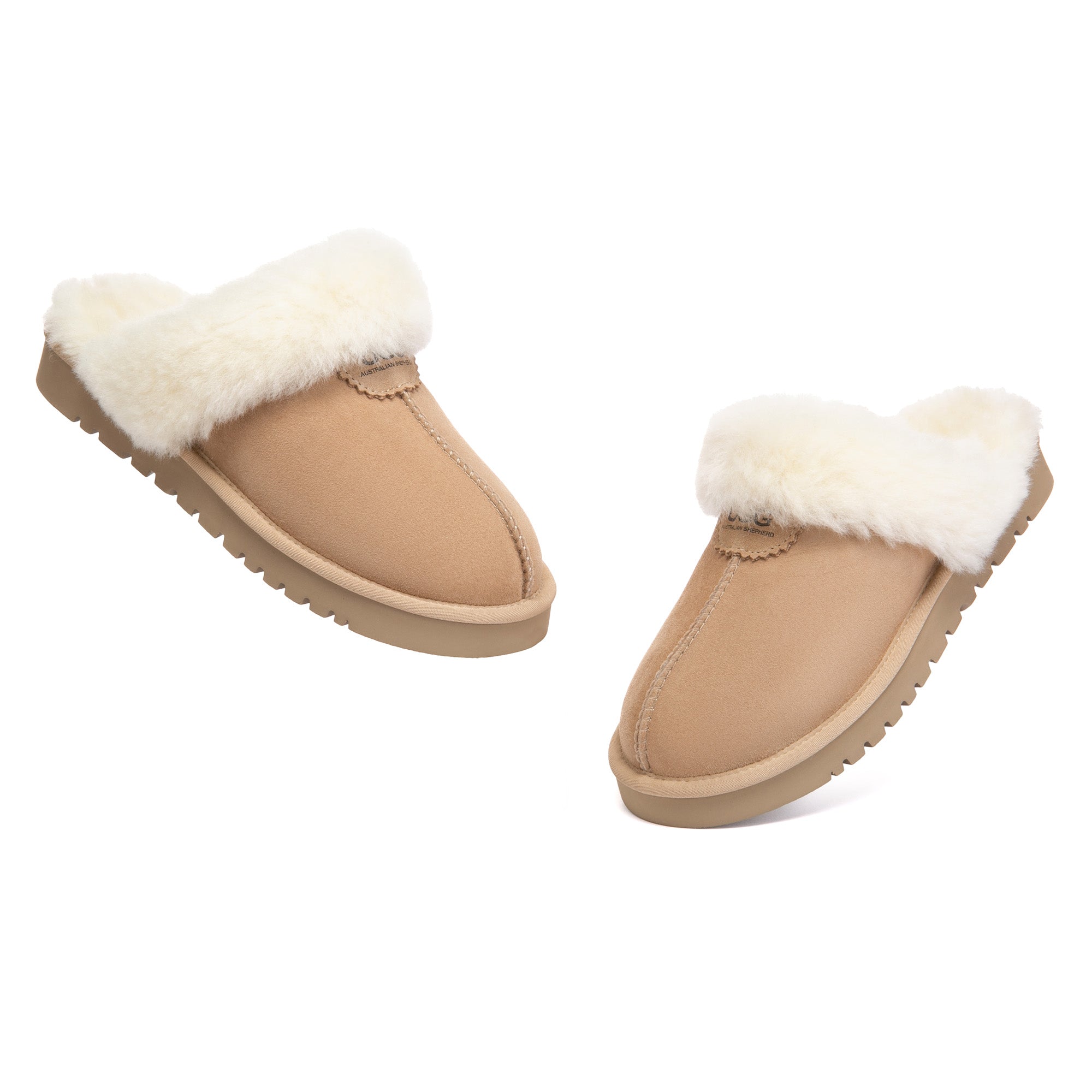 EverUgg Arden Classic UGG slippers featuring plush shearling lining and soft suede exterior for cozy comfort.