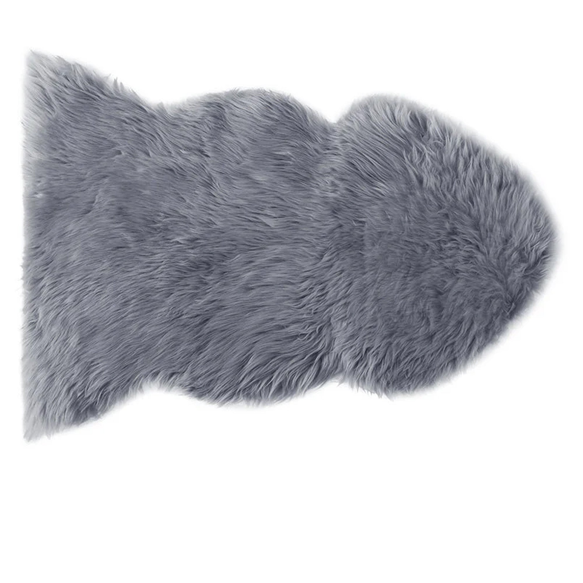 Australian 100% Merino Sheepskin Wool Rug by EverUgg, soft and plush wool rug with natural sheepskin texture, beige color.