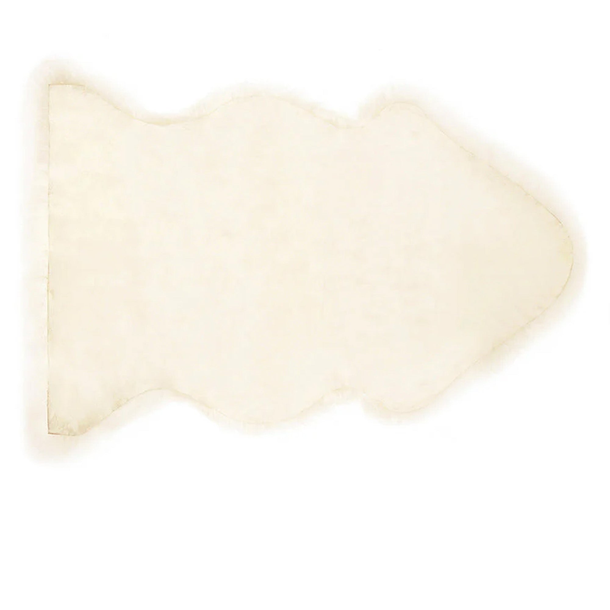 Australian 100% Merino Sheepskin Wool Rug by EverUgg, showcasing soft, plush wool fibers and natural wool color.