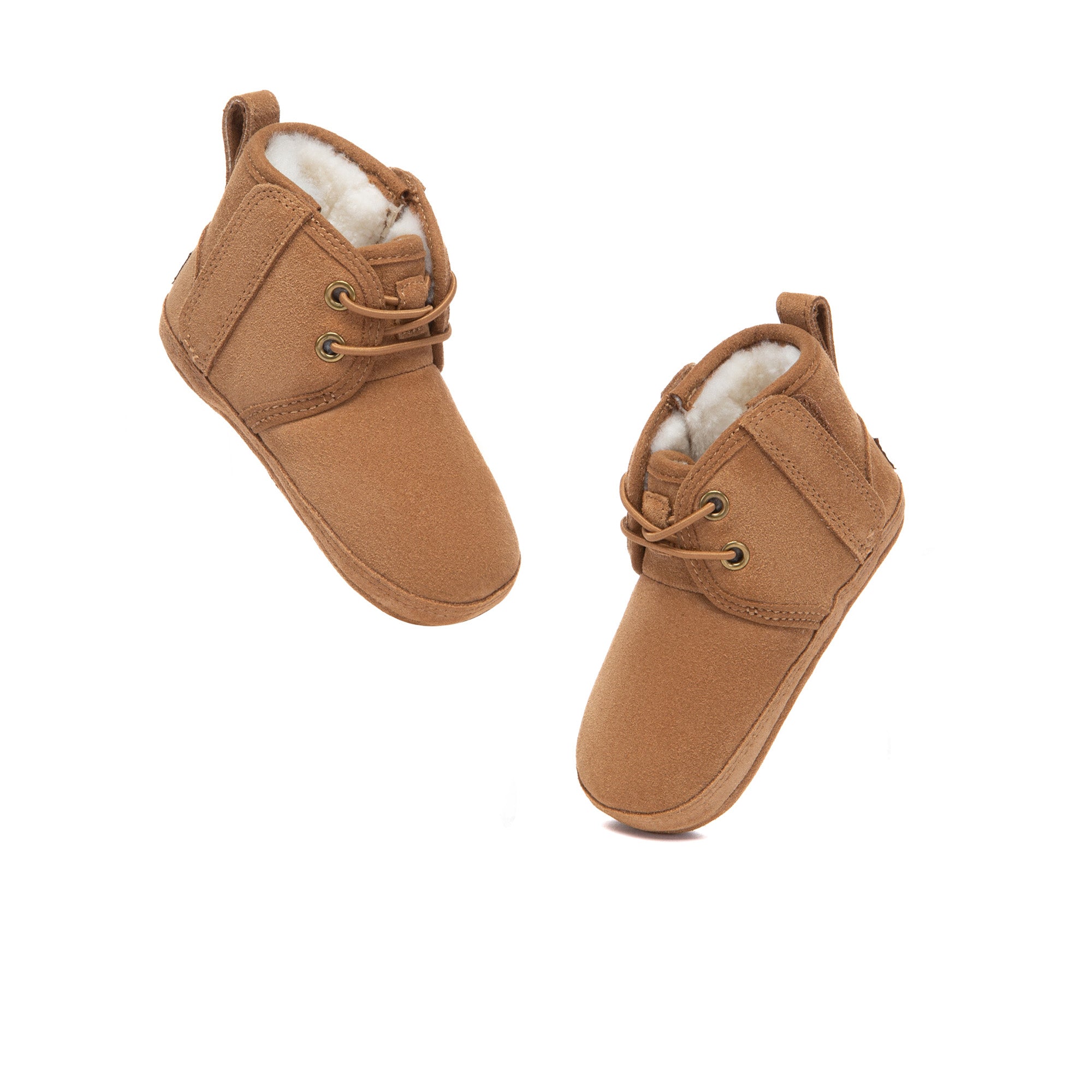 Cute kids UGG boots by EverUgg, featuring soft, cozy baby booties with plush lining and adorable design details.