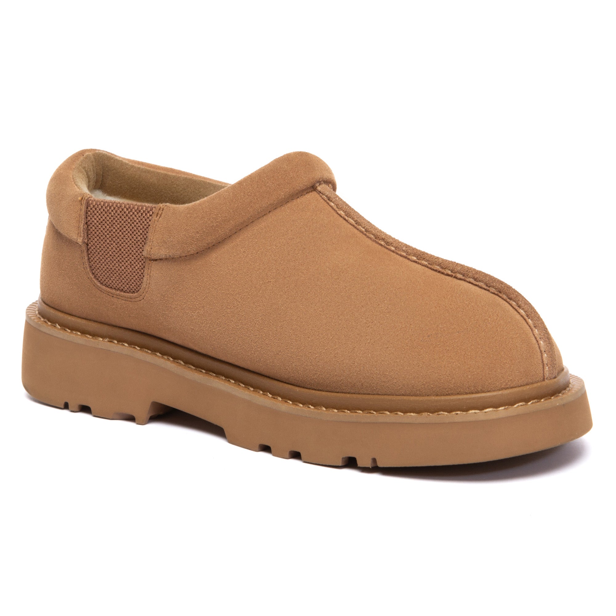 EverUgg Axton ankle UGG slippers with plush interior and cozy design, perfect for comfortable indoor wear.