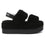 Double Strap Slingback Platform UGG Slippers