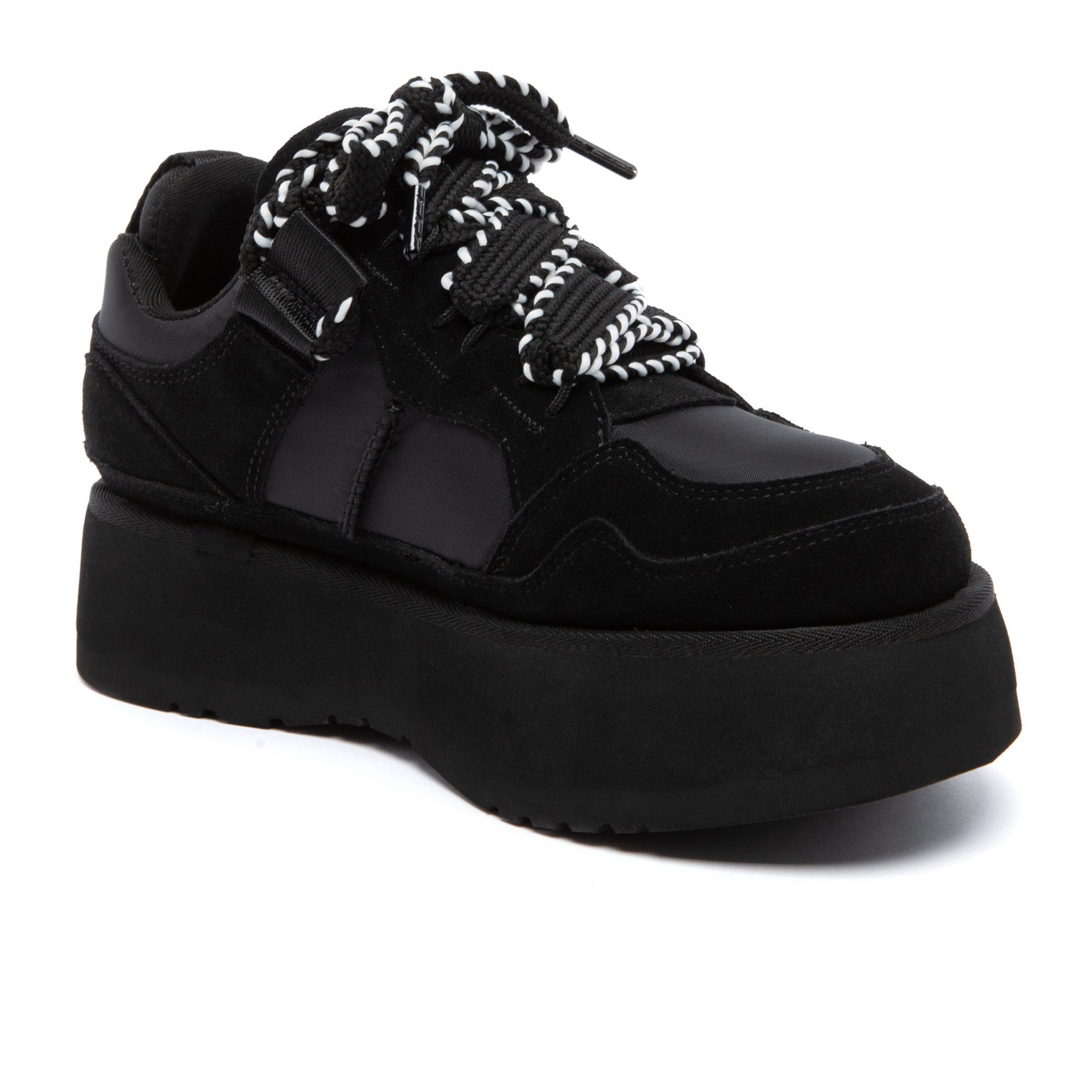 EverUgg Lowemel Platform UGG Sneakers with chunky sole and stylish design, displayed on a clean background.