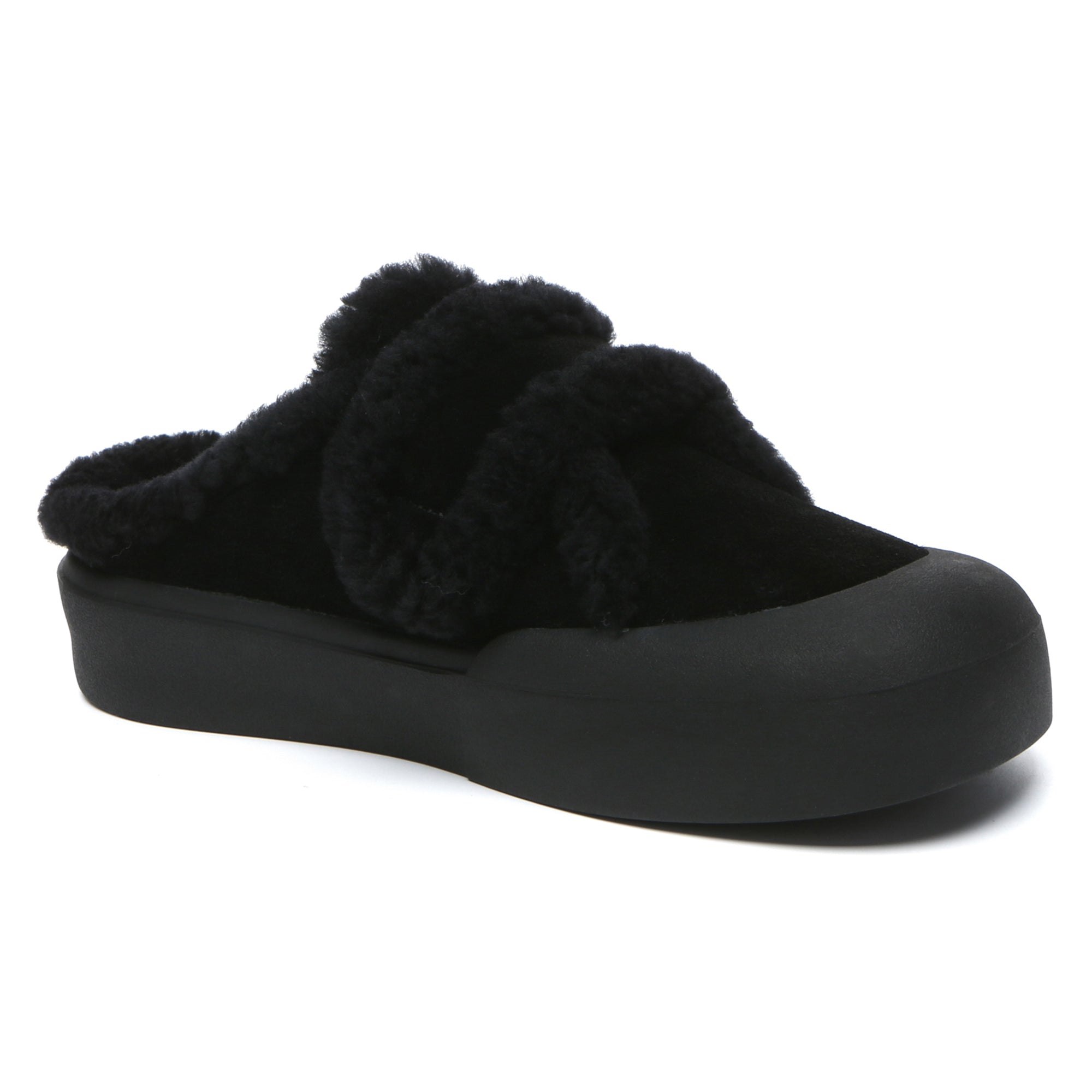 Adjustable Shearling Strap UGG Slippers