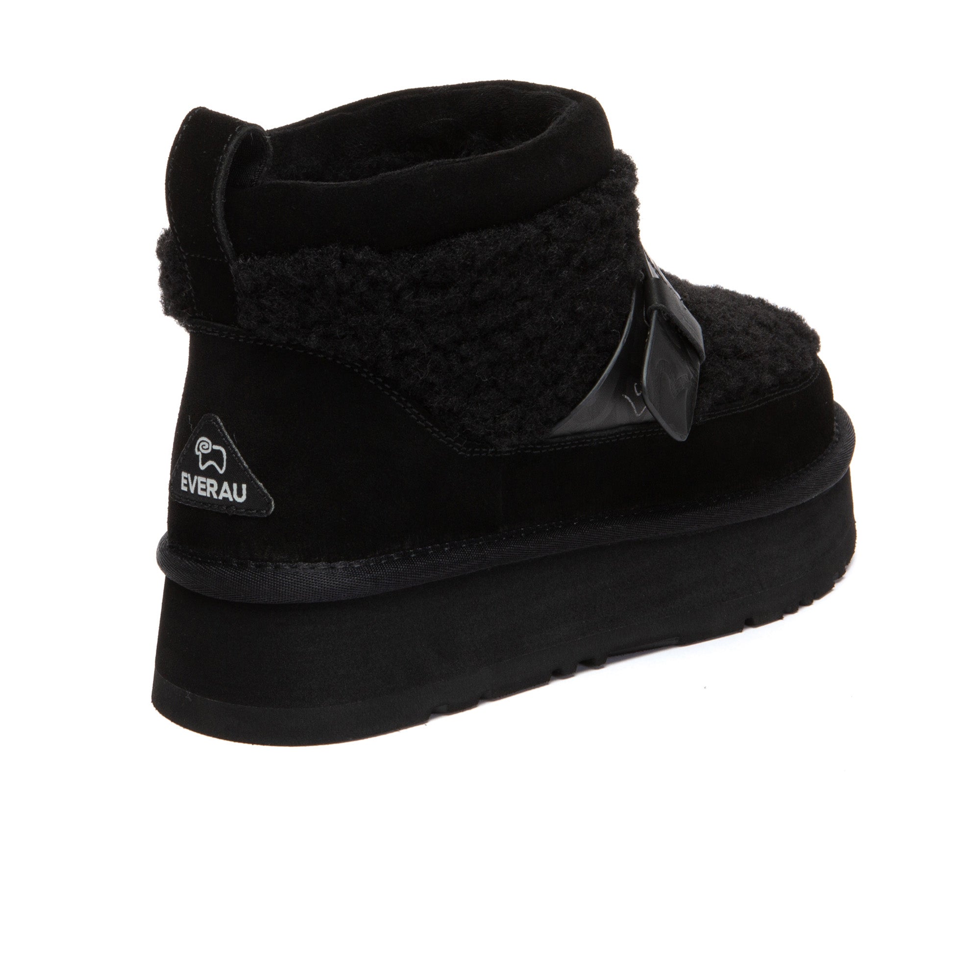 EverUgg Short Maphie UGG boots in tan, showcasing soft suede exterior and classic ankle-length design with plush lining.