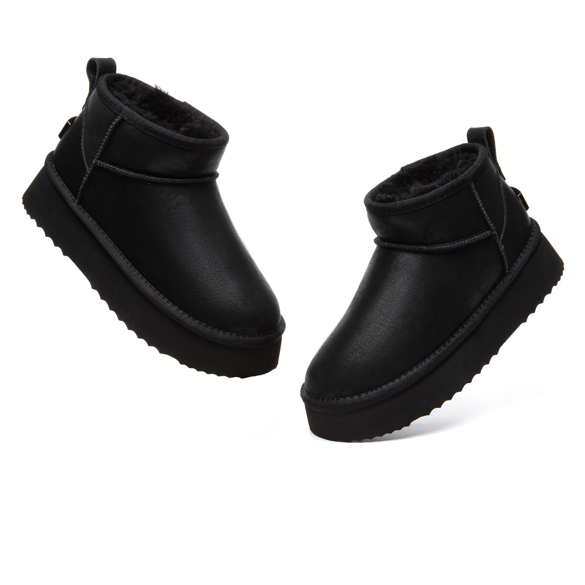 Ultra Mini Coated Suede Platform UGG Boots