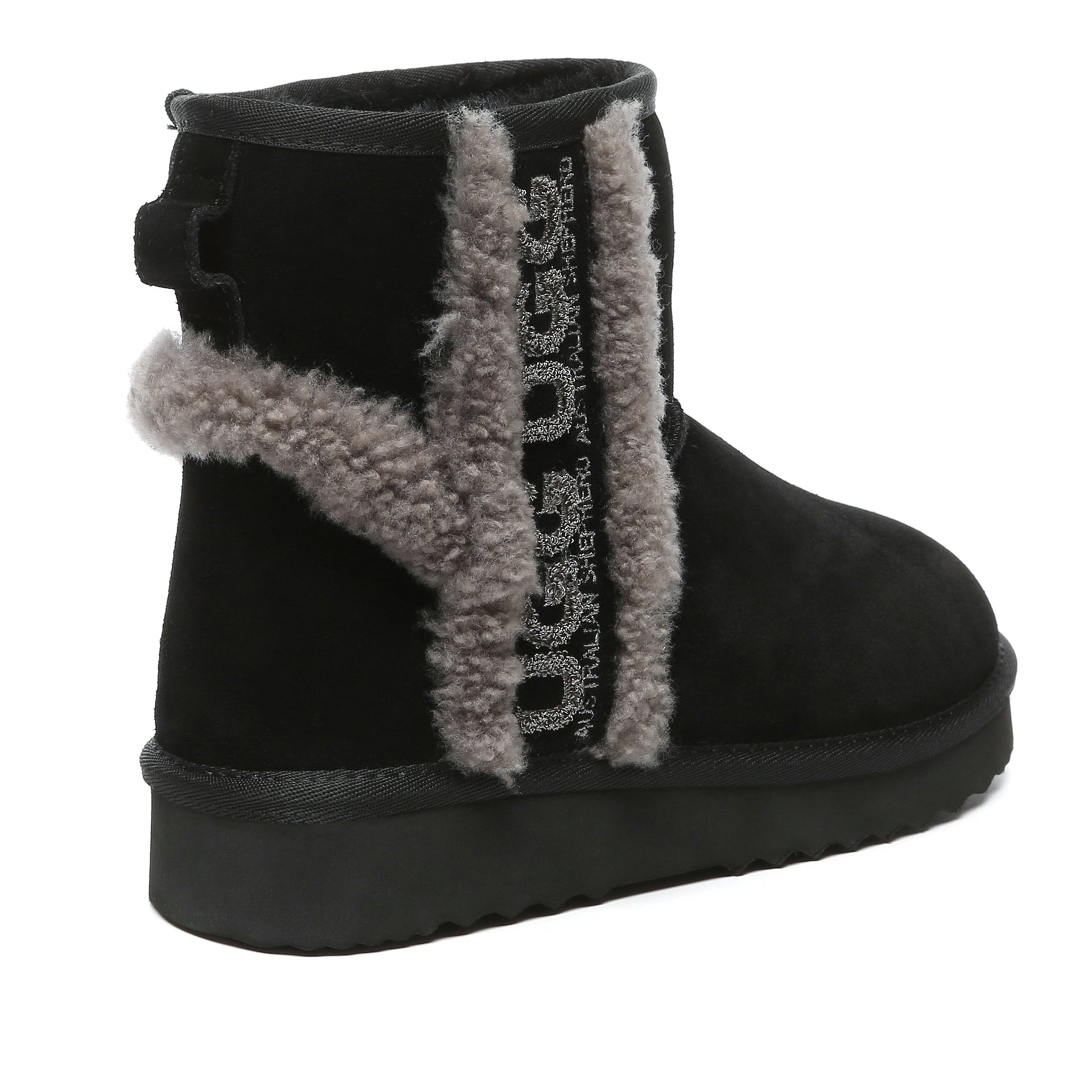 Shearling Wool Side Mini UGG Boots