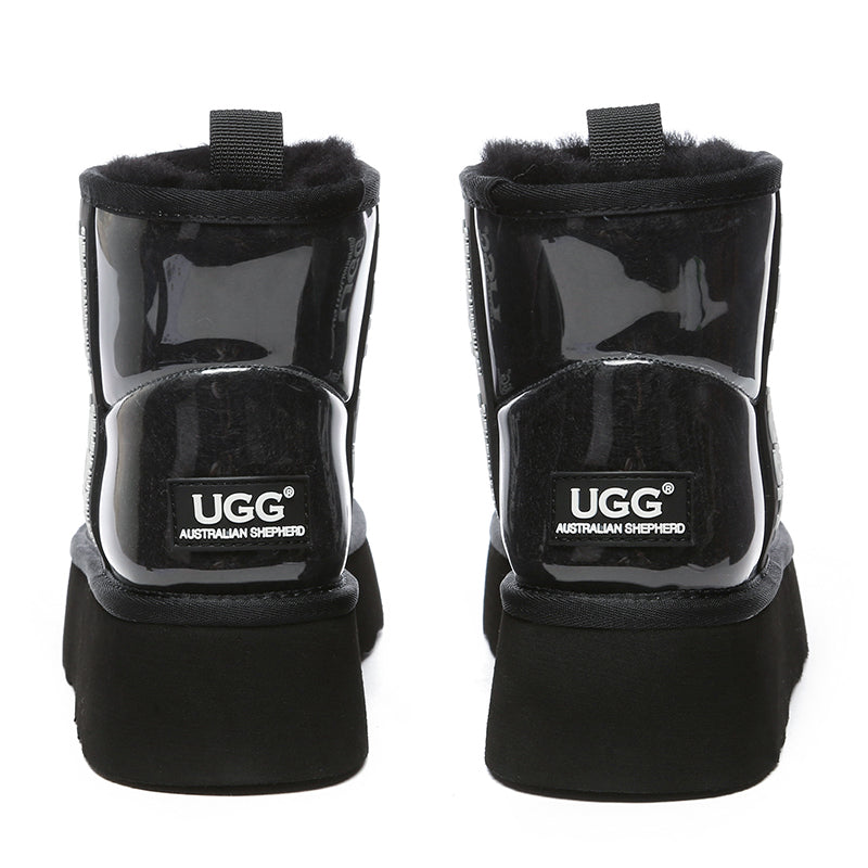 Transparent Platform UGG Boots