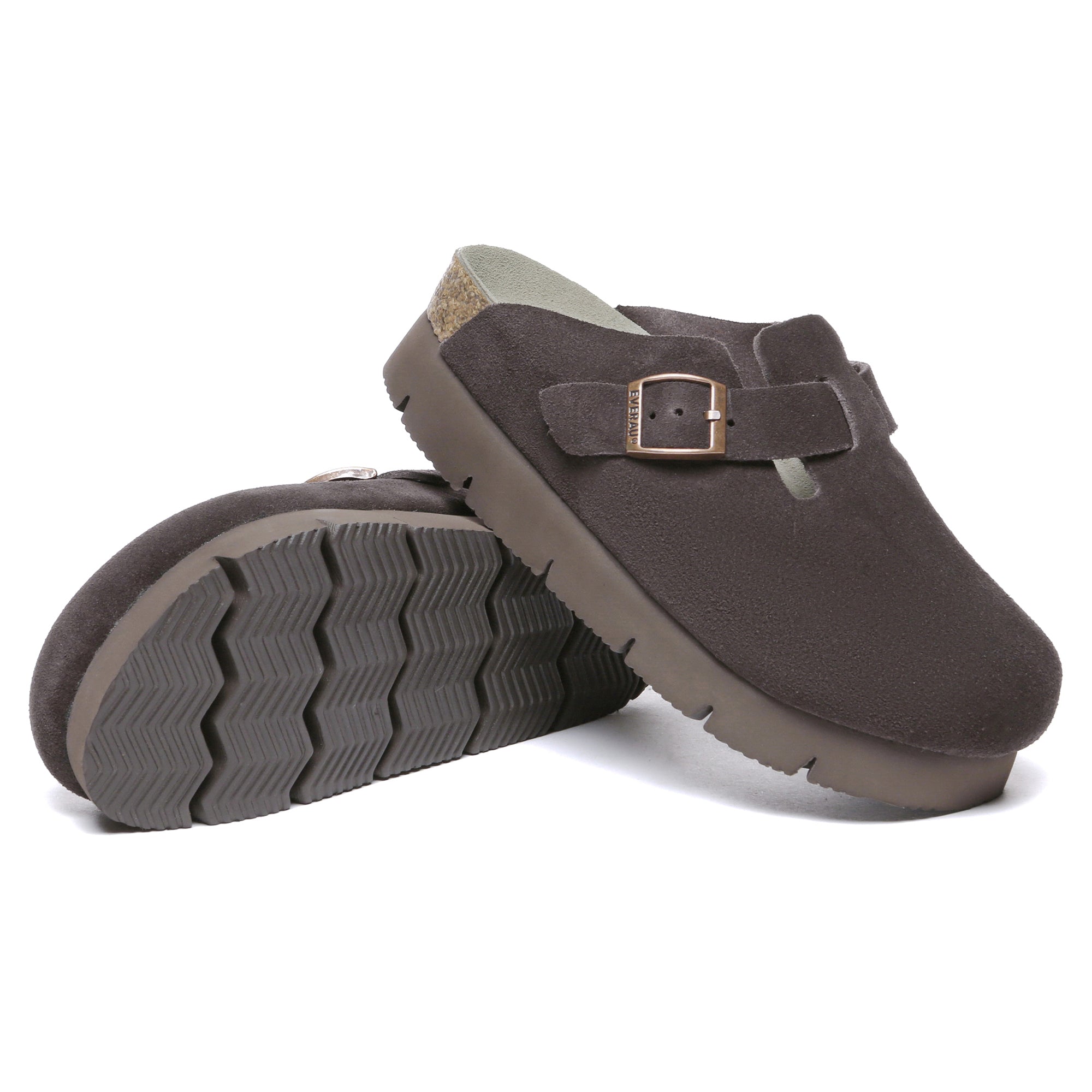 EverUgg Brooklyn Birkie platform slides for women, featuring stylish summer shoes with cushioned soles and casual design.