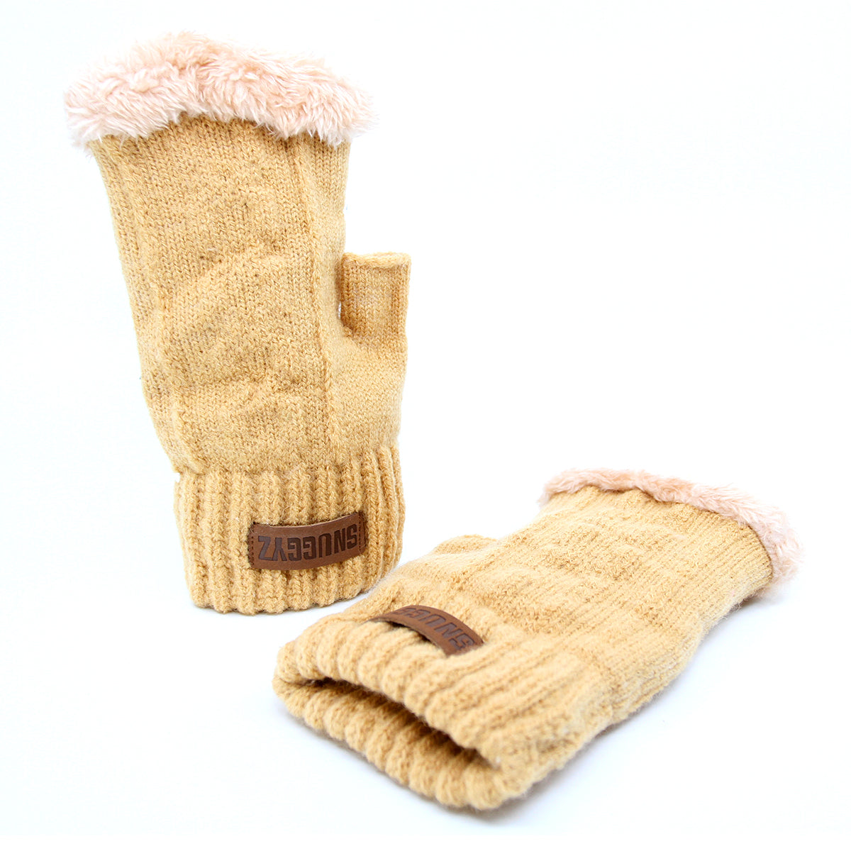 Snuggyz® Ultra Plush Fingerless Gloves