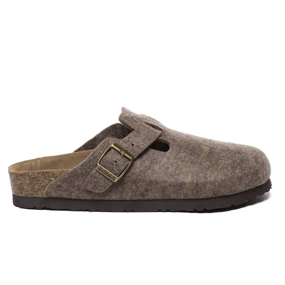 EverUgg Brynna Birkie slip-on slippers with buckled straps and cozy design, perfect for comfortable womens footwear.