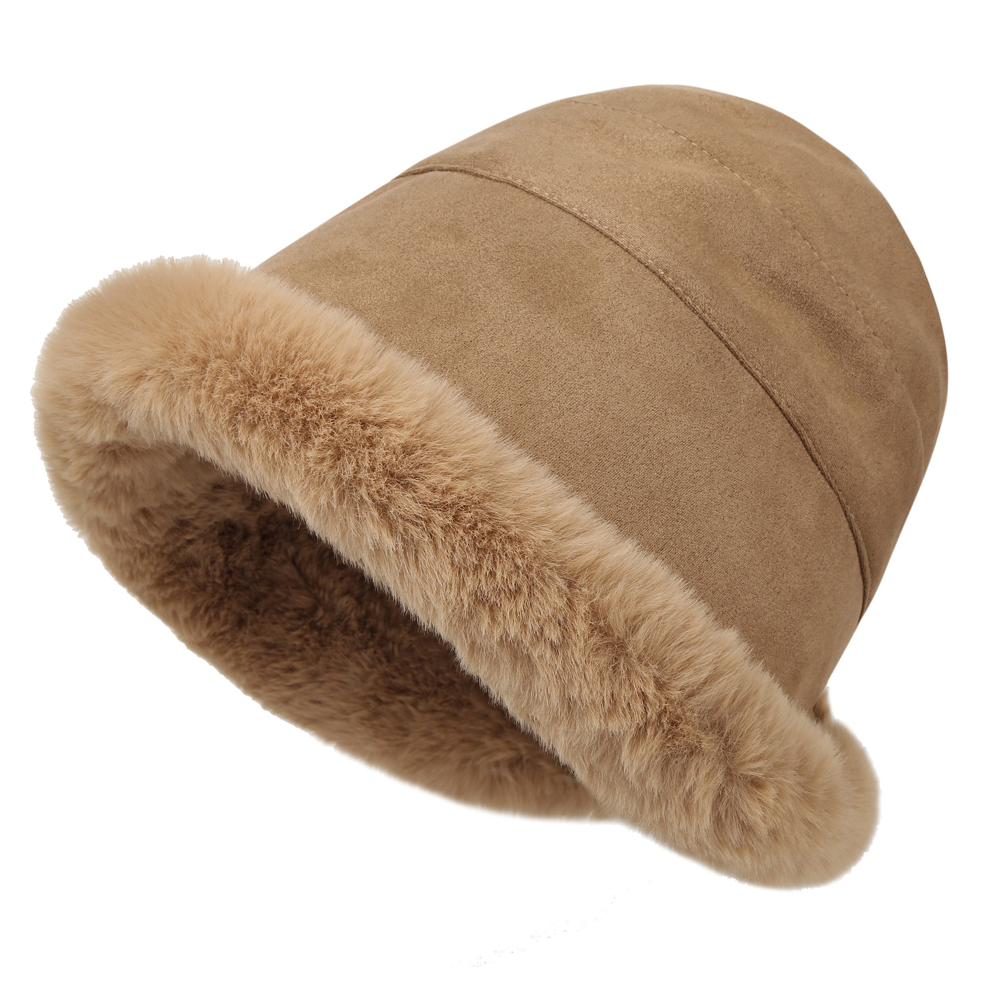Fluffy Warm Bucket Hat