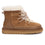 Lace Up Shearling Short Boots