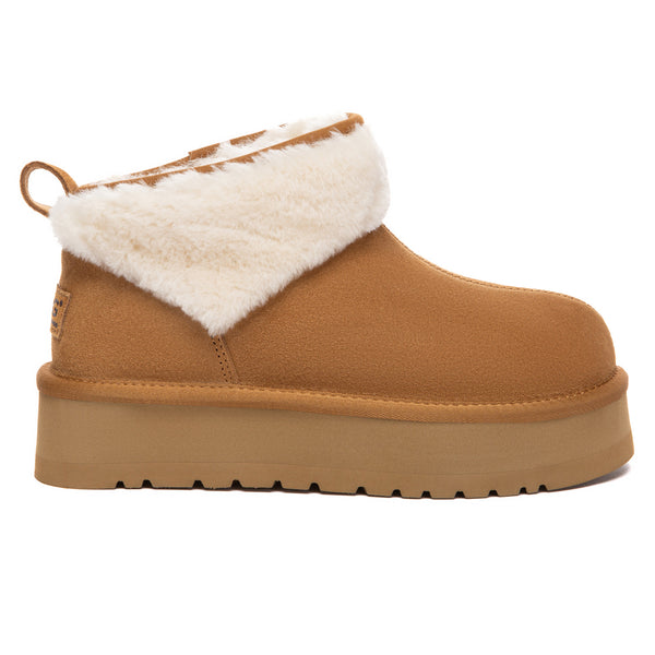 Wool Ankle Platform UGG Boots