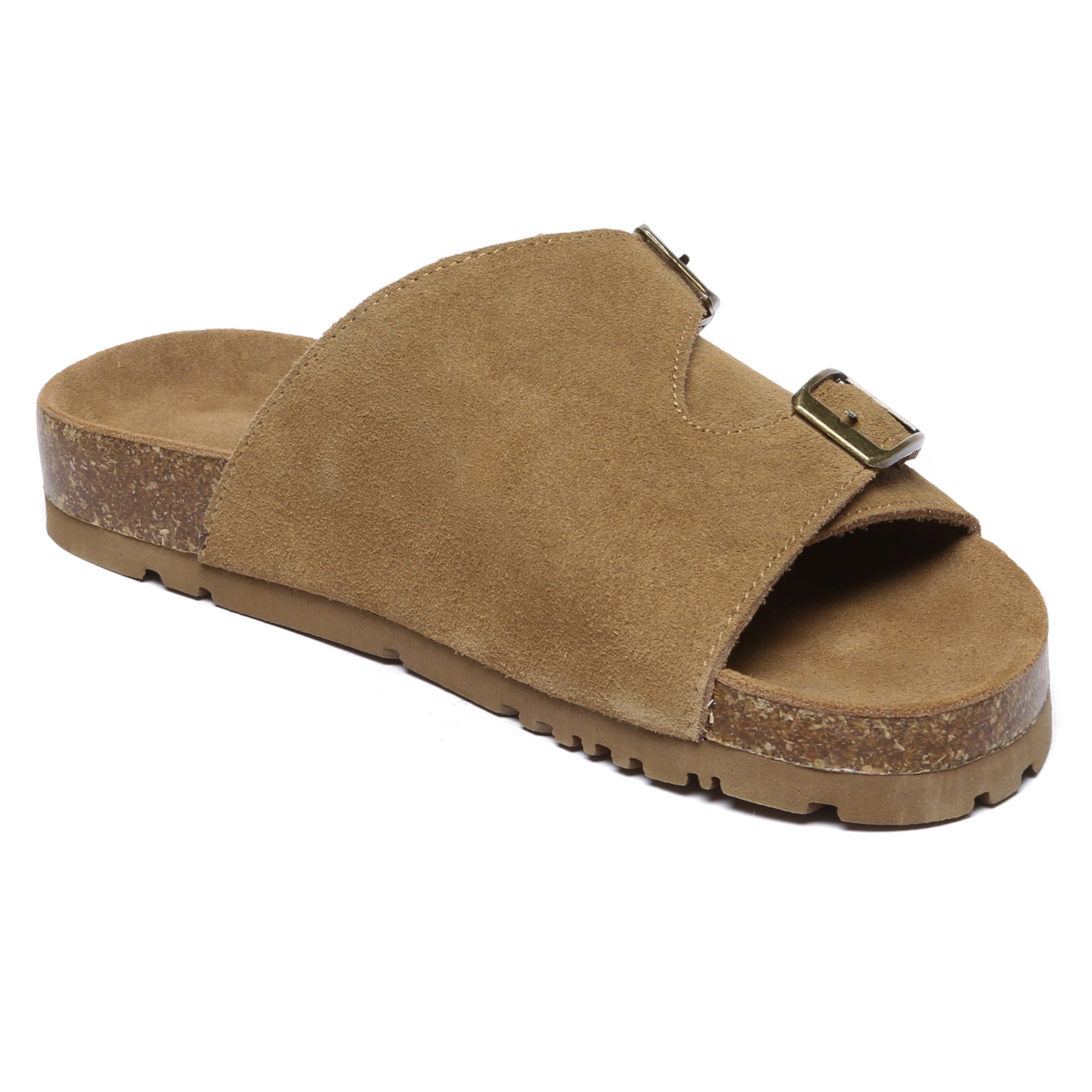 Alexis Suede Birkie Slides