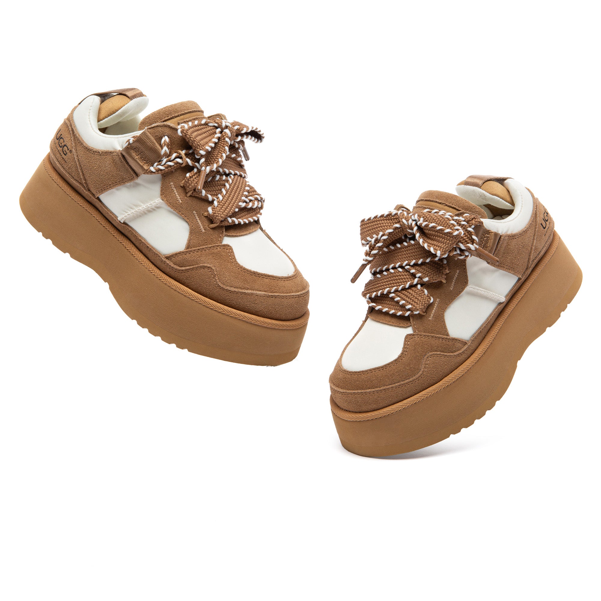 EverUgg Lowemel Platform UGG Sneakers featuring a sleek design and cushioned sole, perfect for casual and sporty outfits.