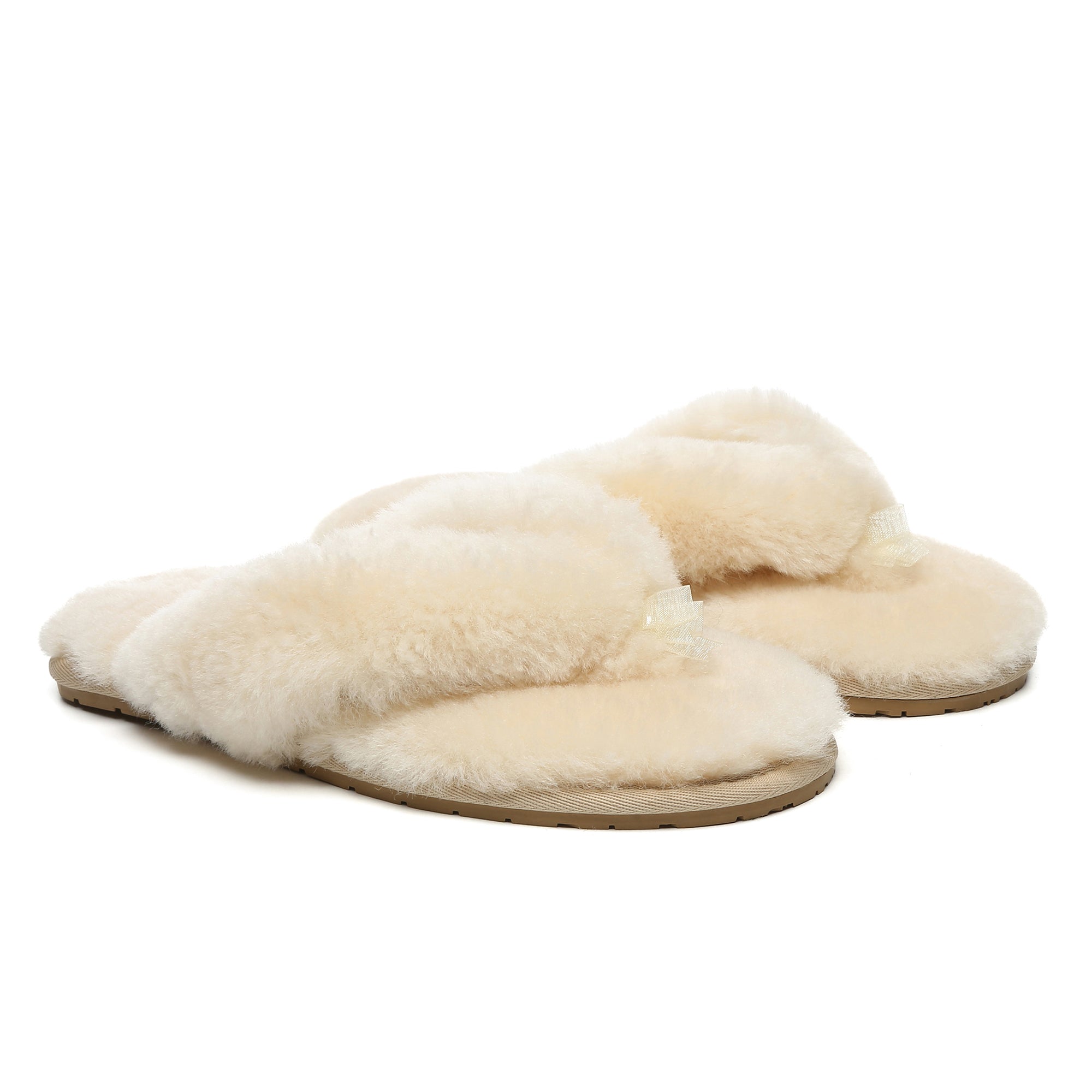 UGG Fluffy Thongs Slides