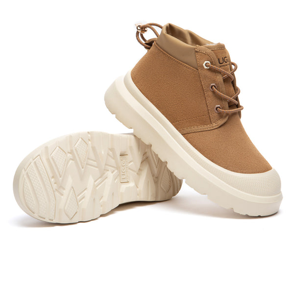 EverUgg lace-up sneakers in big size featuring stylish design and comfortable fit, perfect for casual wear.