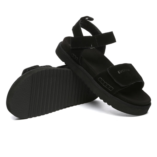EverUgg Carla summer slippers for women with open-toe design and soft fabric, perfect for comfortable casual wear