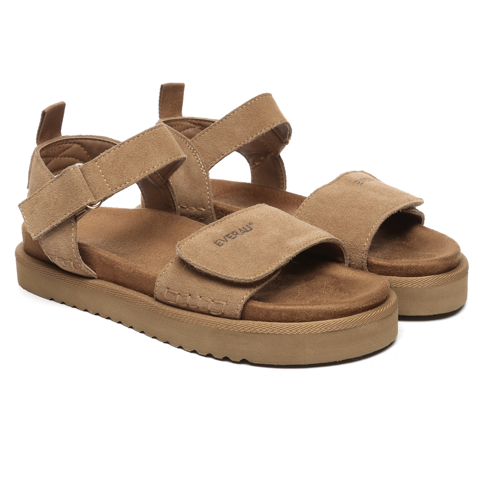 EverUgg Carla summer slippers for women, soft slip-on shoes with open toe design and comfortable casual style.