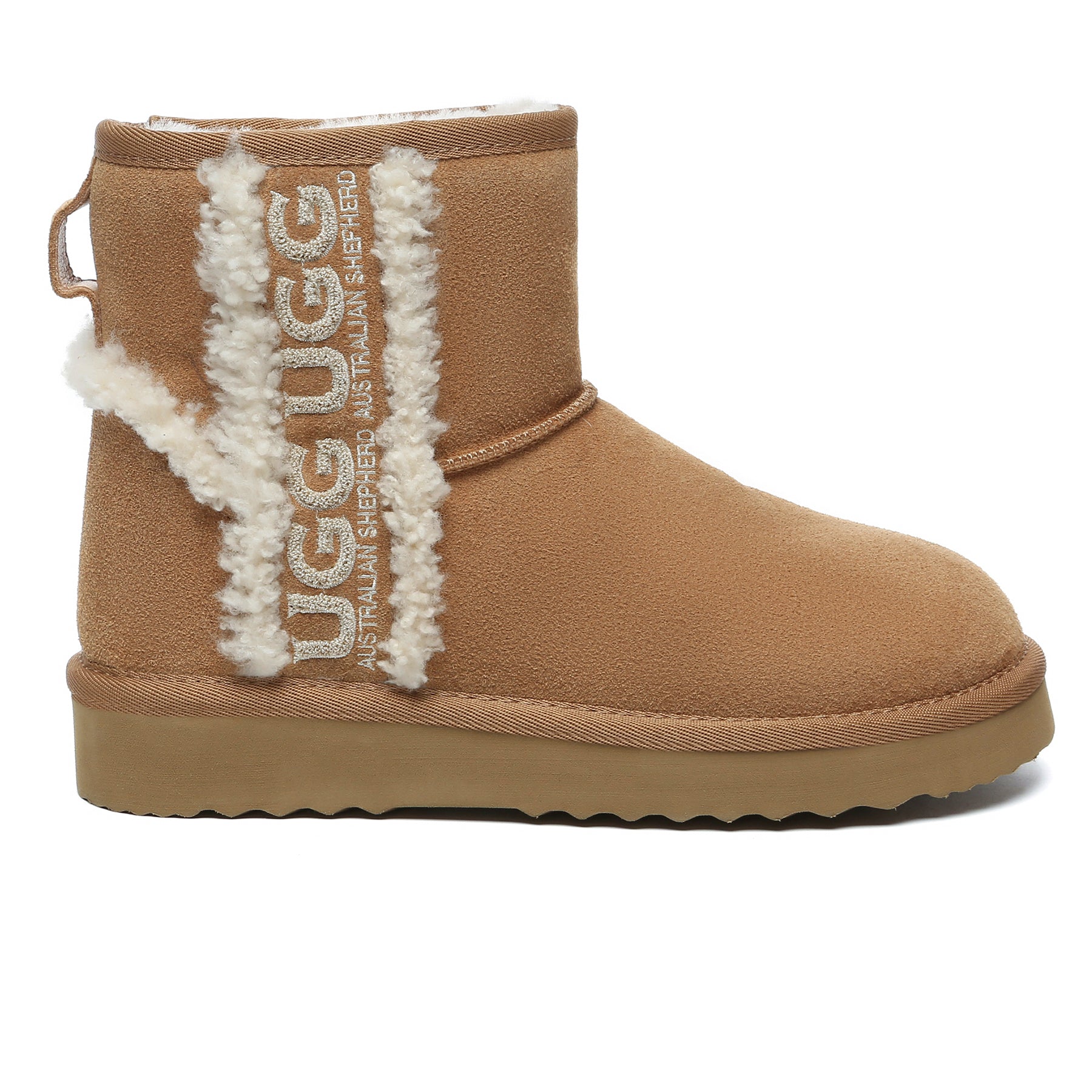 Shearling Wool Side Mini UGG Boots