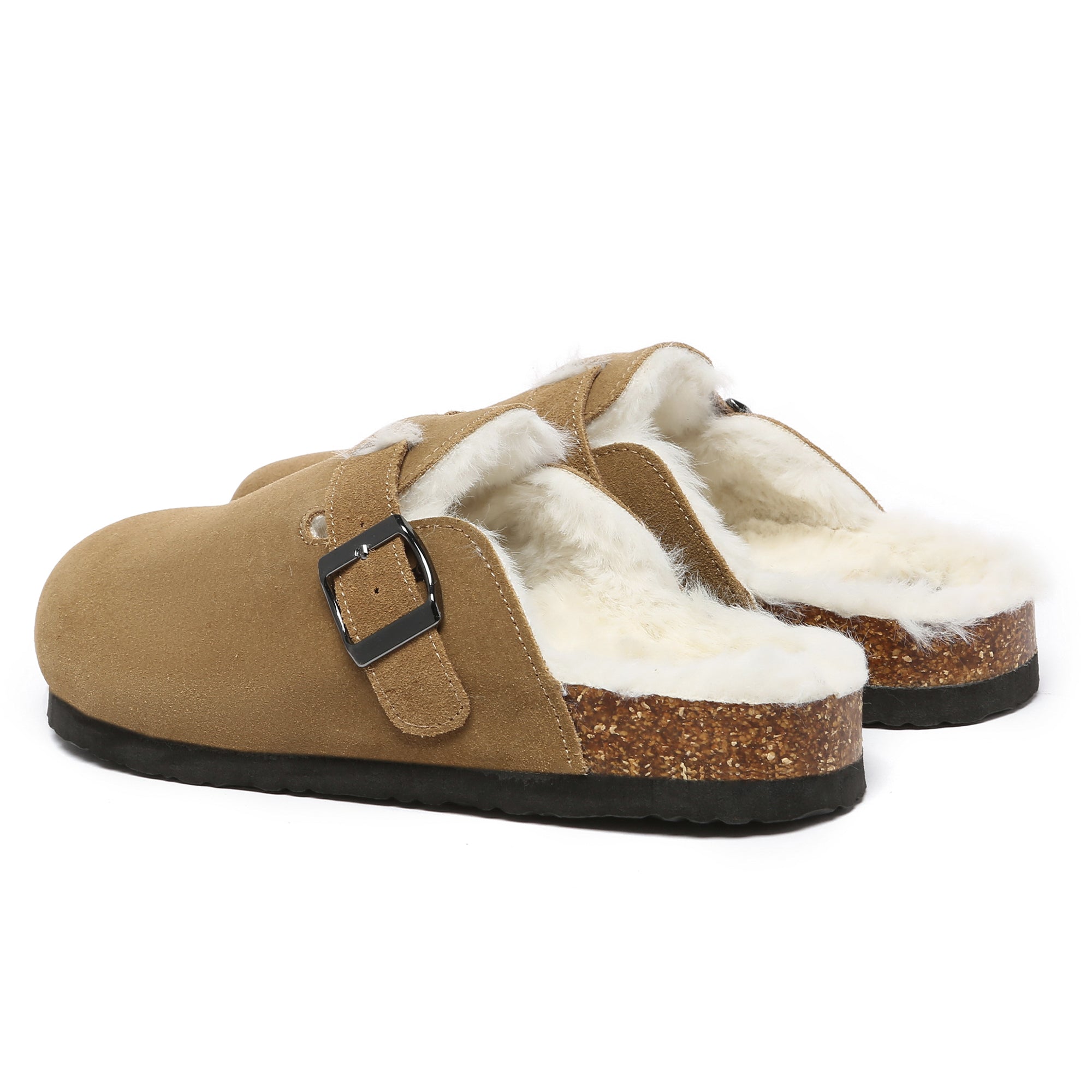 Simona Adjustable Buckle UGG Slides