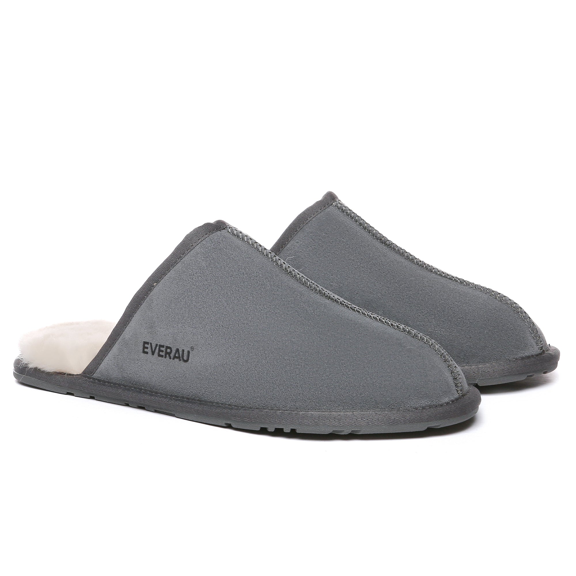 EverUgg Classic Bennett men's UGG slipper with soft, plush interior and tan suede exterior, designed for comfort and casual wear.